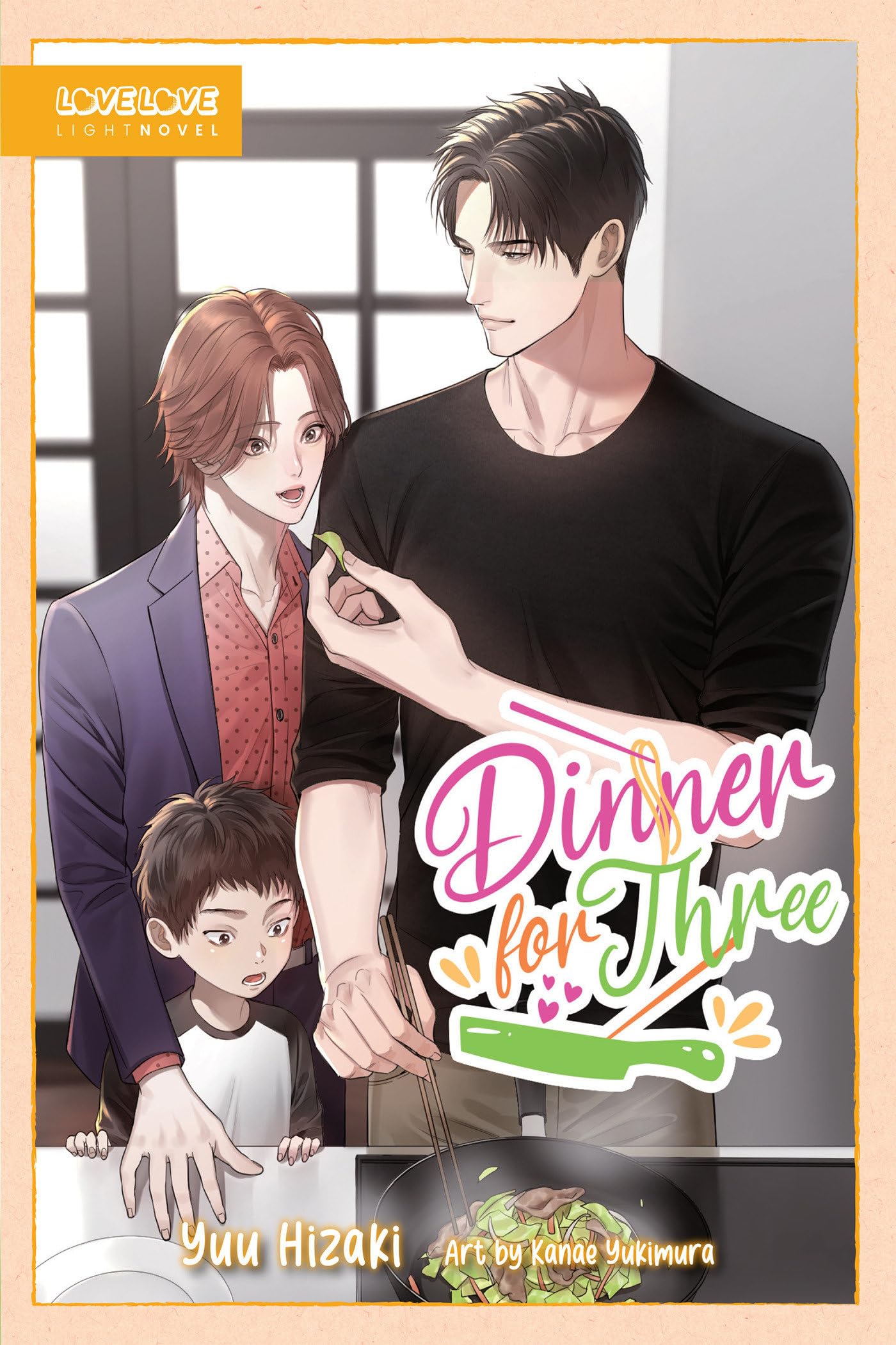 jaquette album Dinner for Three (BL Light Novel)