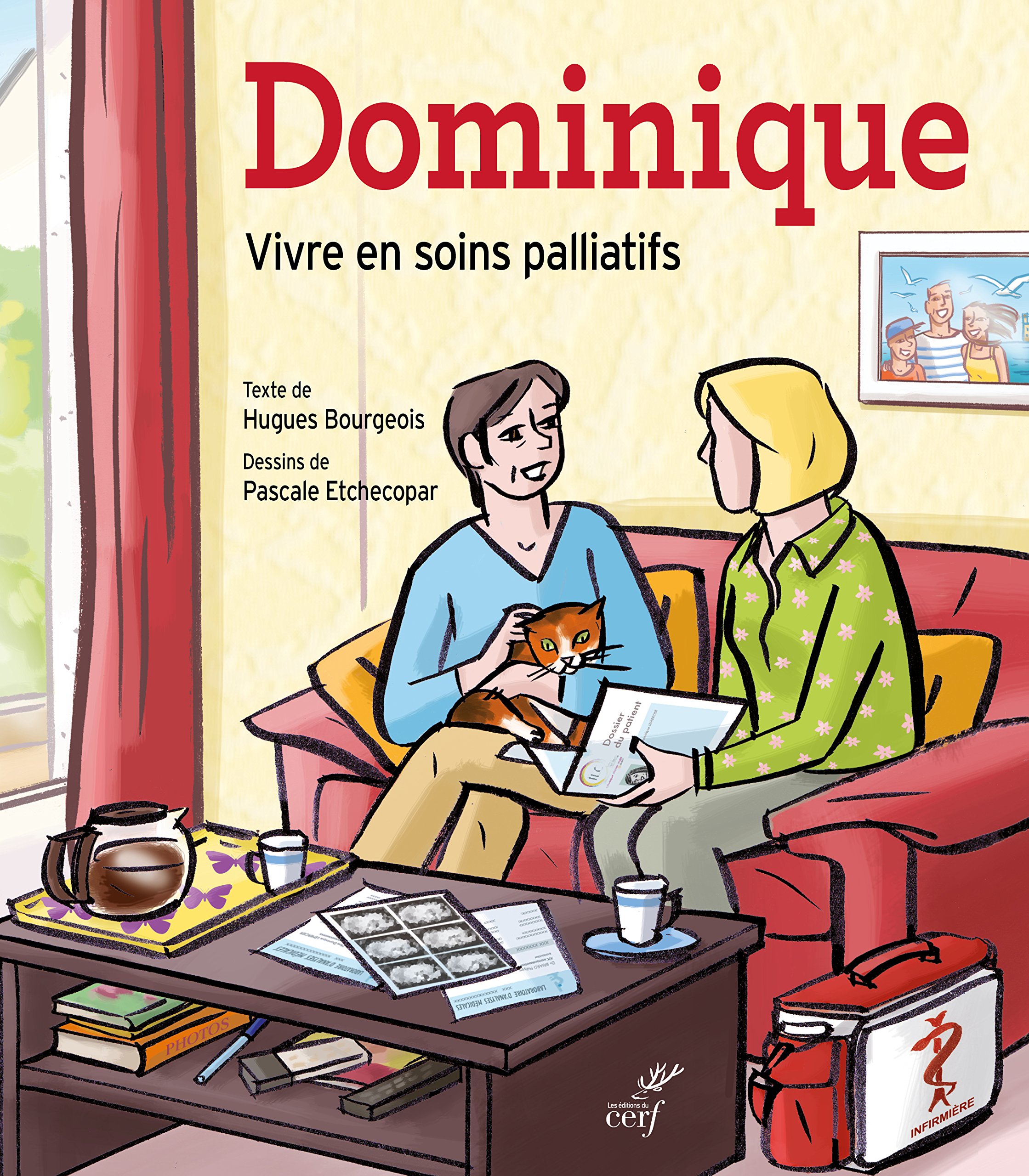 jaquette album Dominique (BD). Une histoire de vie pour parler des soins palliatifs