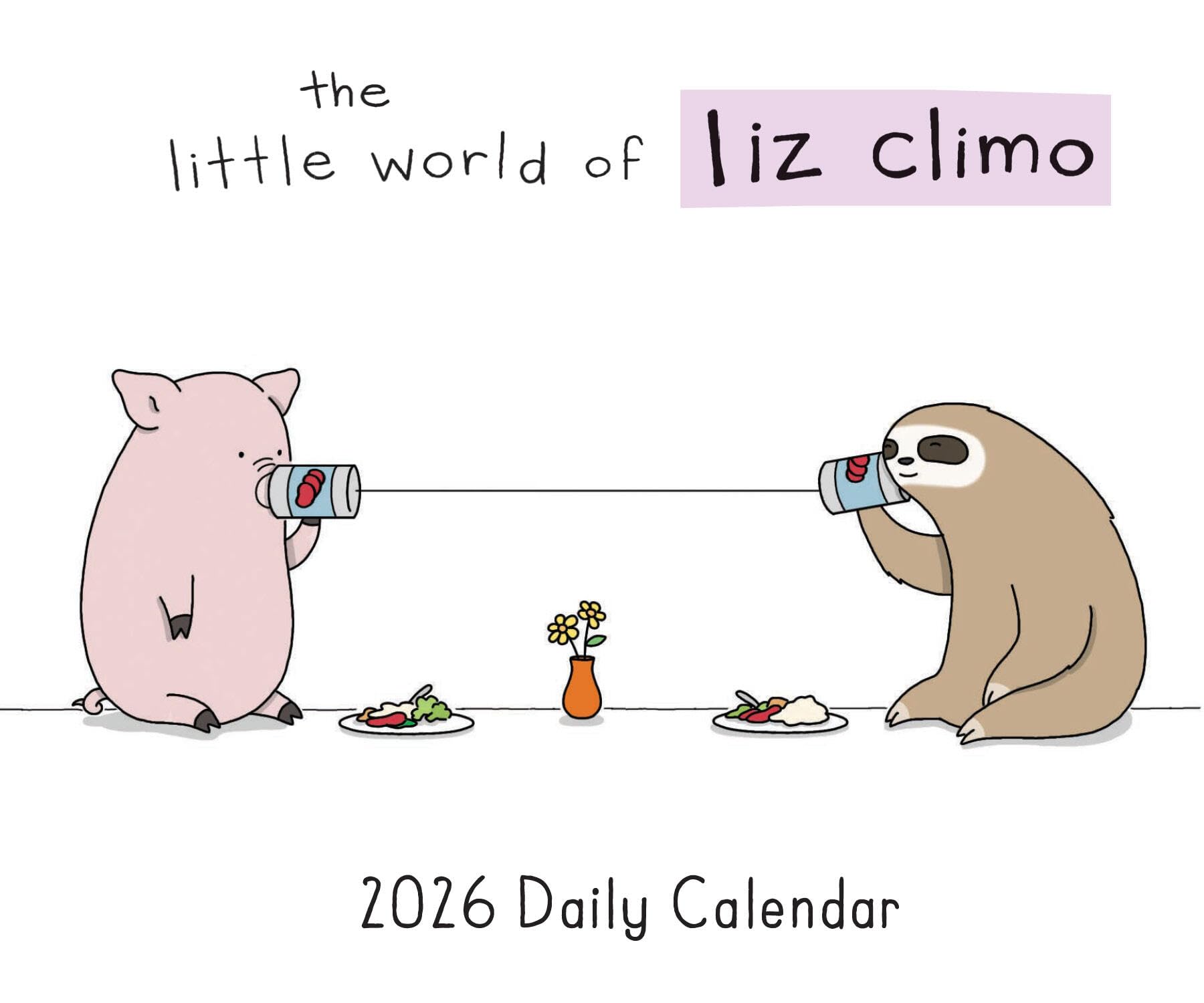 jaquette livre The Little World of Liz Climo 2026 Daily Calendar