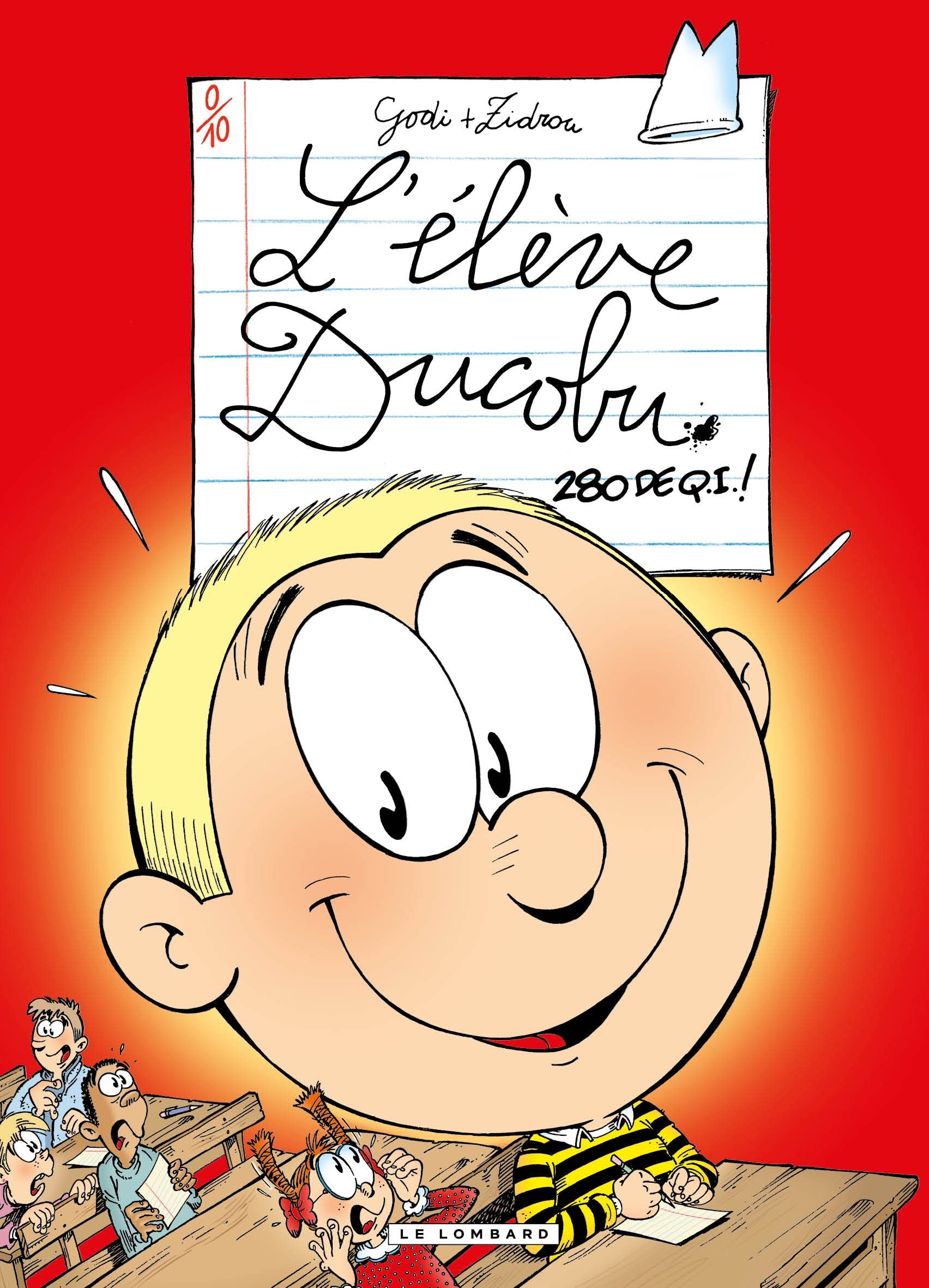 jaquette album Ducobu - Tome 12 - 280 de QI