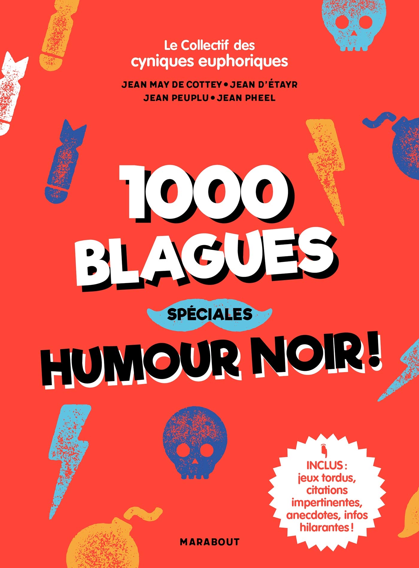 jaquette album 1000 blagues spécial humour noir !