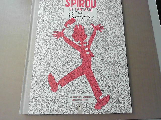 jaquette livre SPIROU ET FANTASIO PAR FRANQUIN TOME 1 IL Y A UN SORCIER A CHAMPIGNAC + SPIROU ET LES HERITIERS