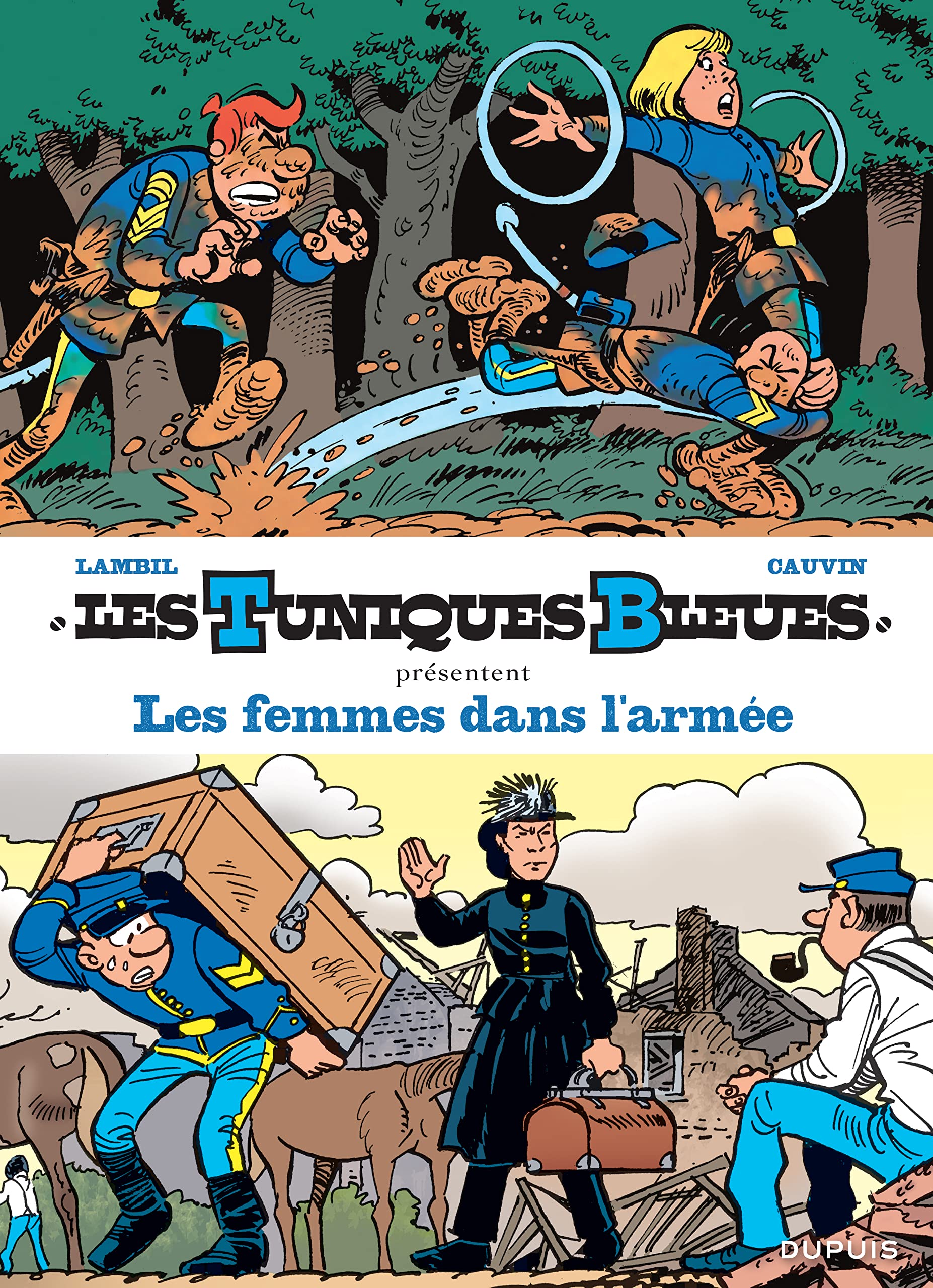 jaquette album Les Tuniques Bleues présentent - Tome 9 - Les femmes dans l'armée