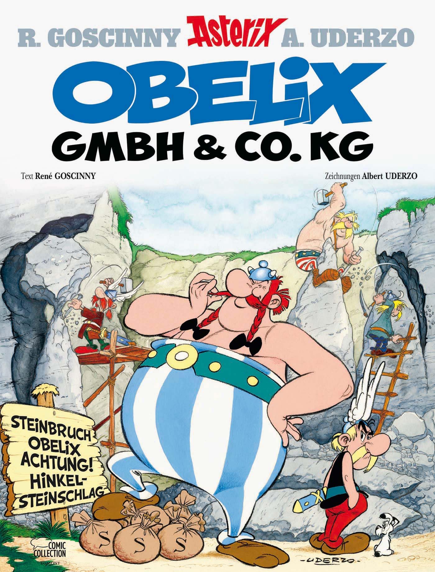jaquette album Asterix in German: Obelix GmbH CO KG