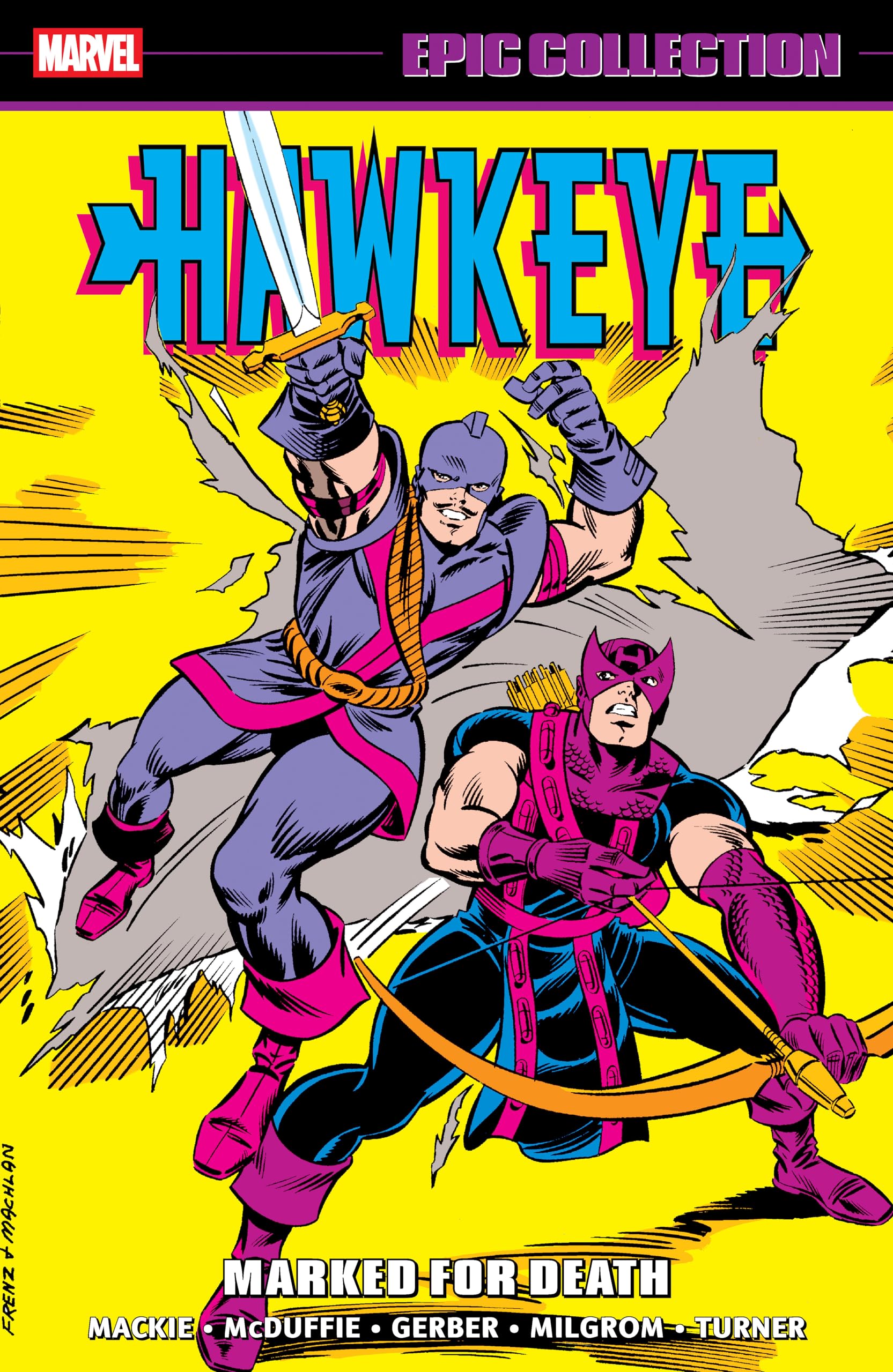 jaquette album Hawkeye Epic Collection: Marked For Death