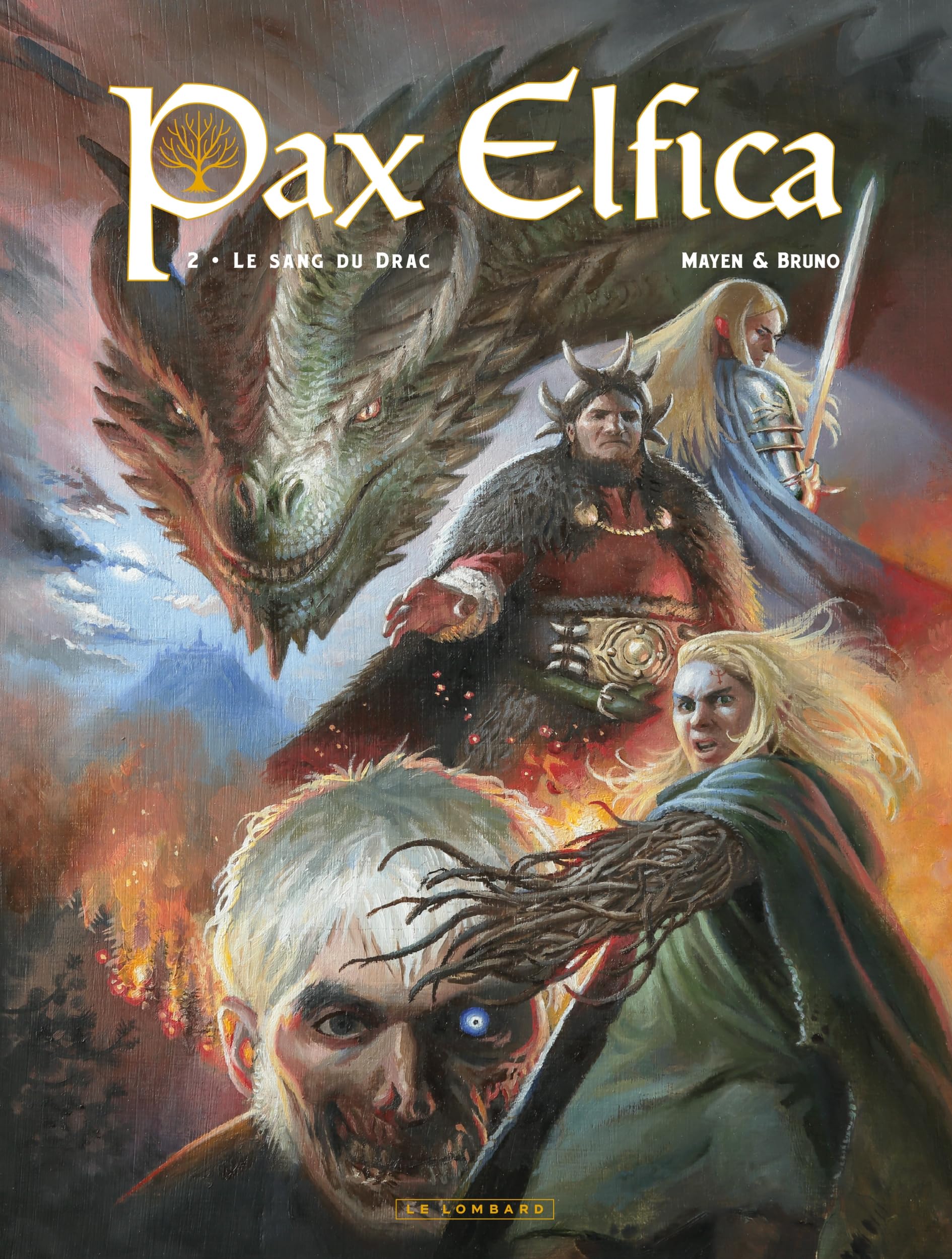 jaquette album Pax Elfica - Tome 2 - Le sang du Drac