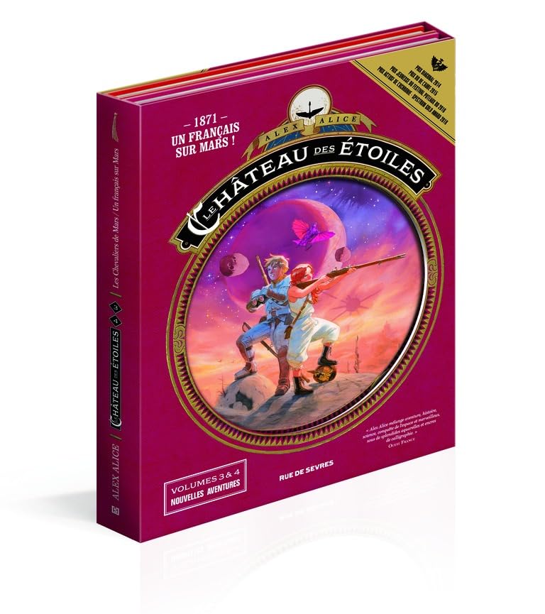jaquette album Le Château Des Étoiles - Coffret En 2 Volumes - Tome 3, Les Chevaliers De Mars - Tome 4, Un Français Sur Mars - Avec Le Panoramique De L'exposition Interplanétaire