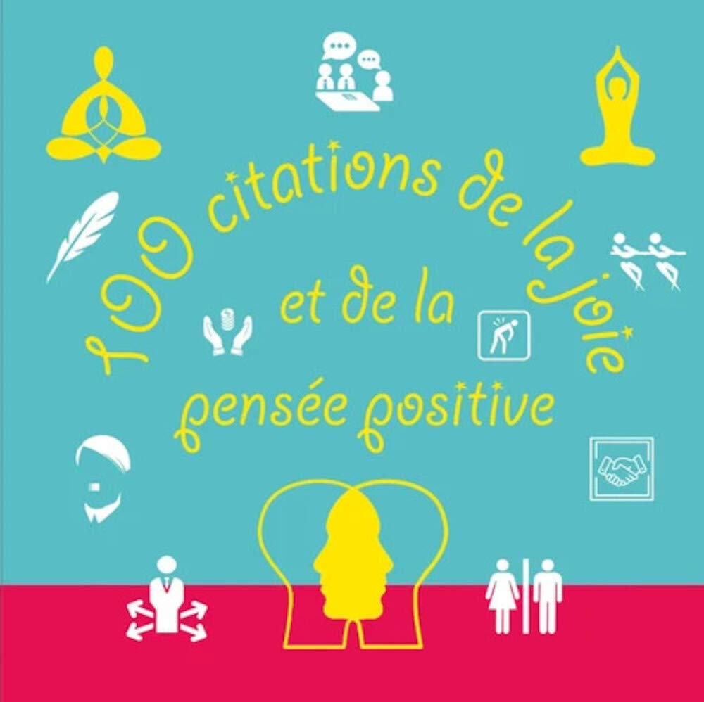 jaquette album 100 citations de la joie et de la pensée positive