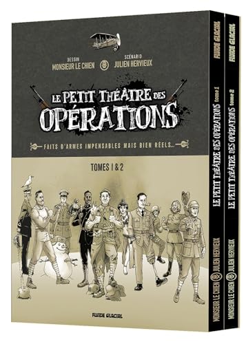 jaquette album Le Petit Théâtre Des Opérations : Faits D'armes Impensables Mais Bien Réels - Coffret En 2 Volumes - Tomes 1 Et 2