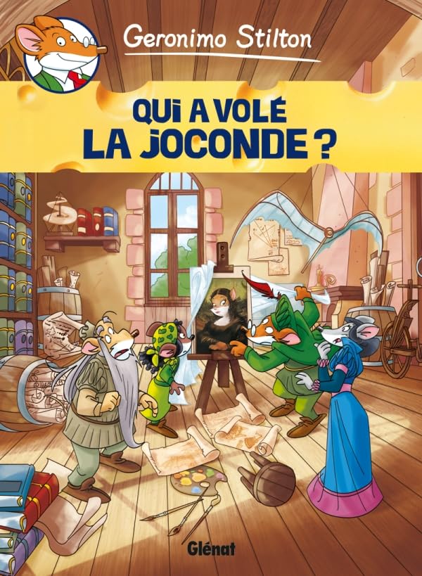 jaquette album Geronimo Stilton, Tome 7 : Qui a volé la Joconde ?