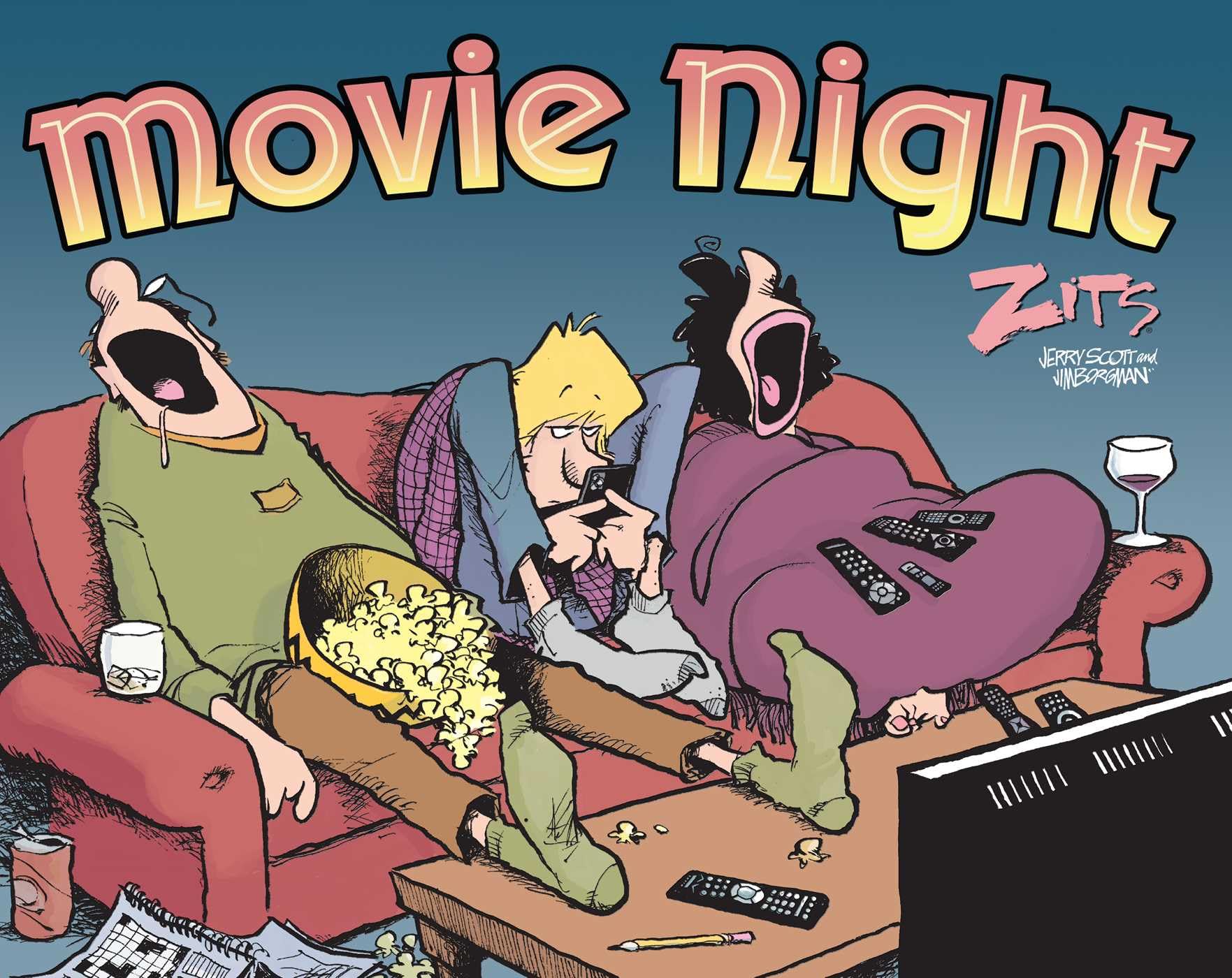 jaquette livre Movie Night: The Complete 2023 Zits Collection