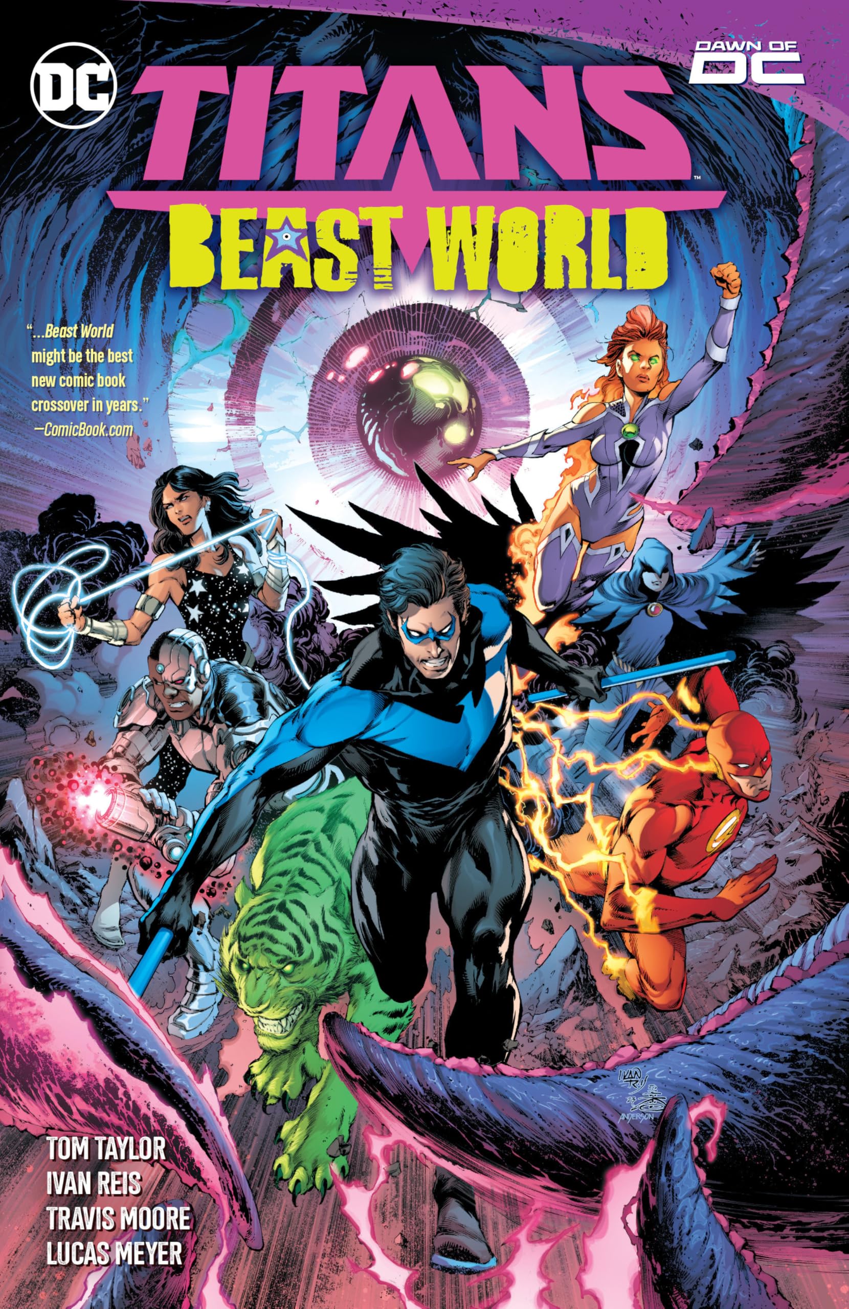 jaquette album Titans: Beast World