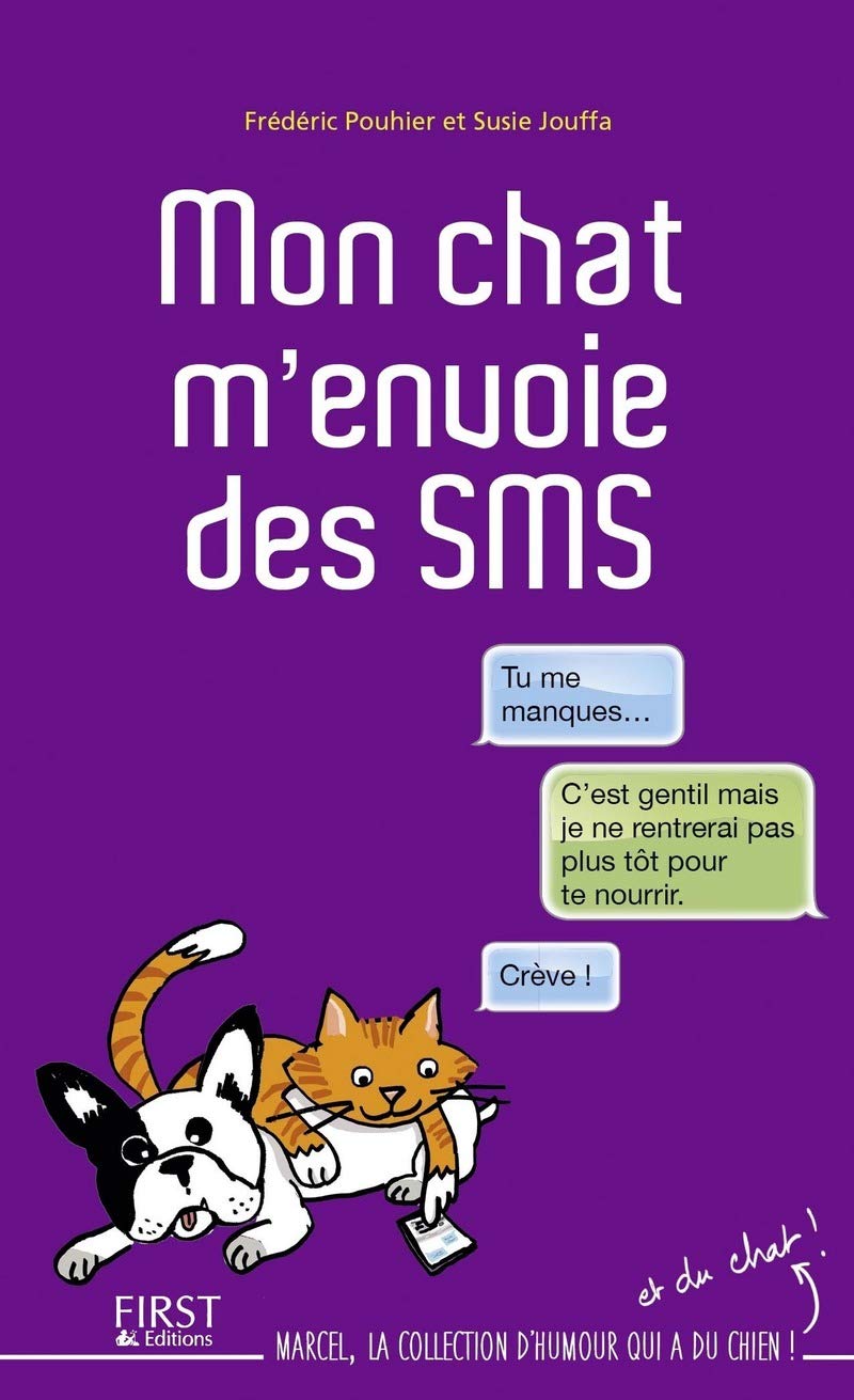 jaquette livre Mon chat m'envoie des SMS