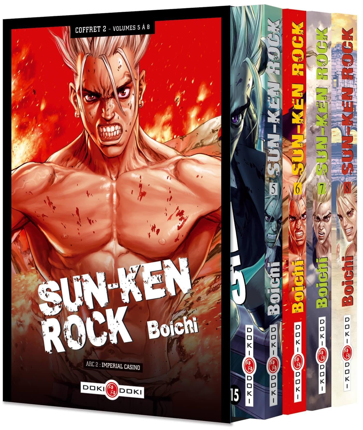 jaquette album Sun-Ken Rock - coffret vol. 05 à vol. 08