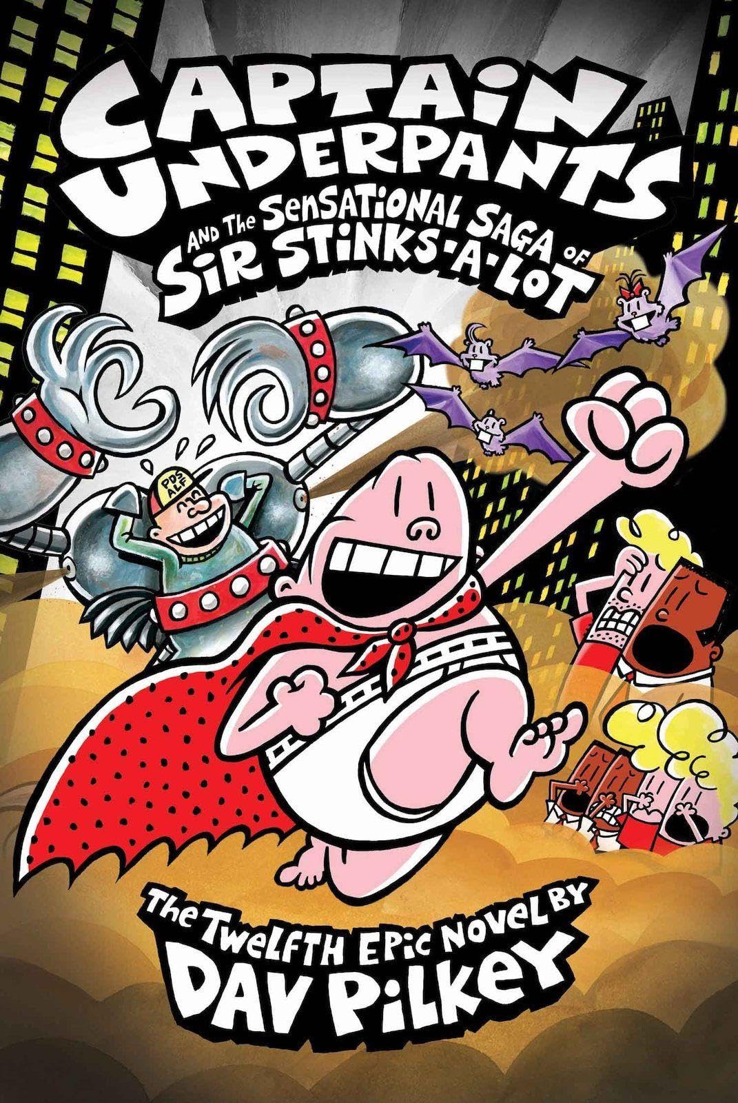 jaquette album Captain Underpants and the Sensational Saga of Sir Stinks-A-Lot
