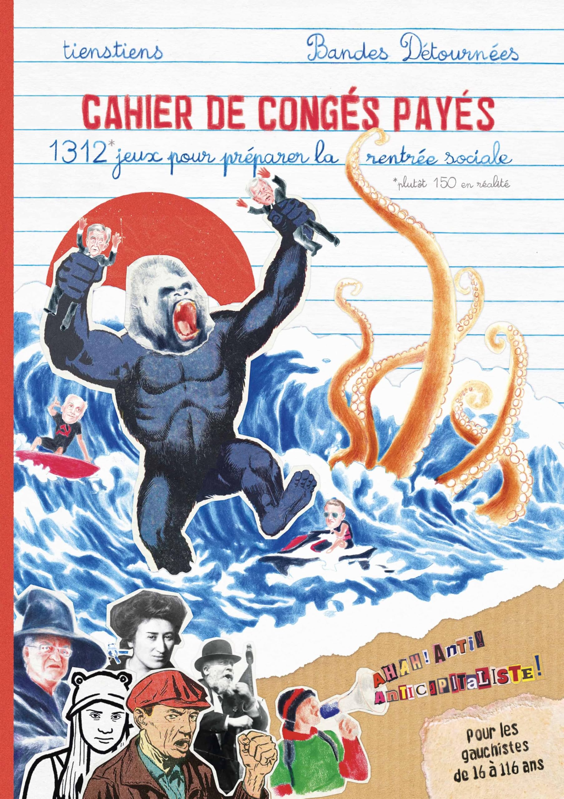 jaquette album Cahier de congés payés: 1312 jeux pour préparer la rentrée sociale !