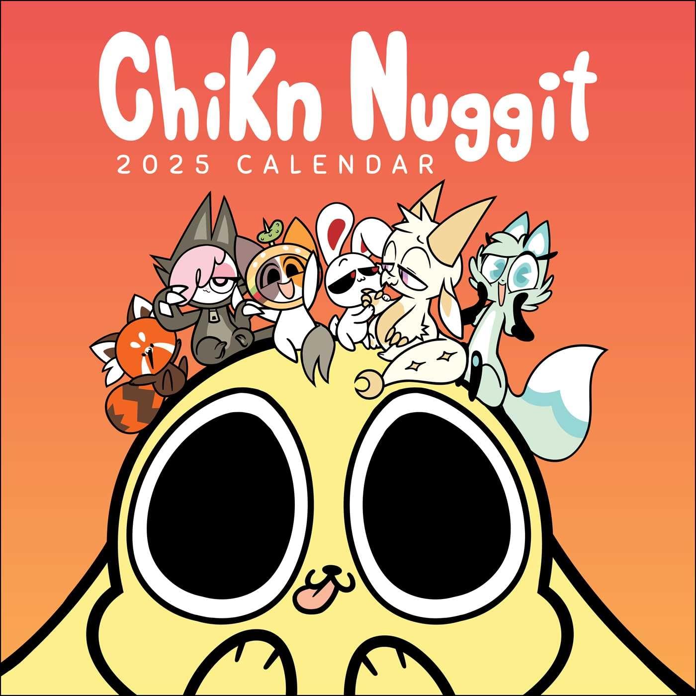jaquette livre Chikn Nuggit 2025 Wall Calendar