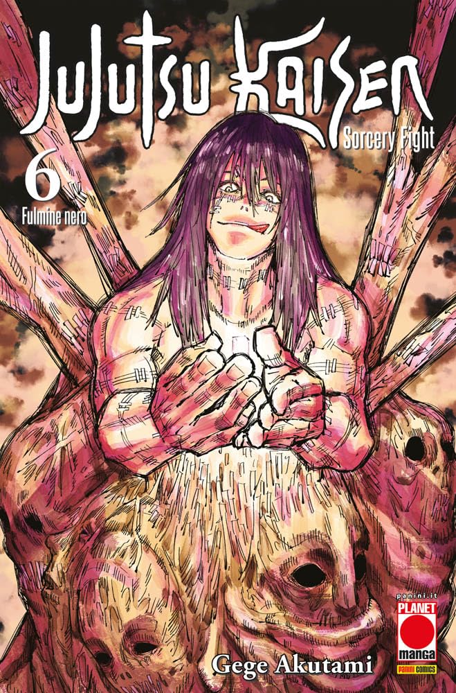 jaquette album Jujutsu Kaisen. Sorcery Fight. Fulmine nero (Vol. 6)