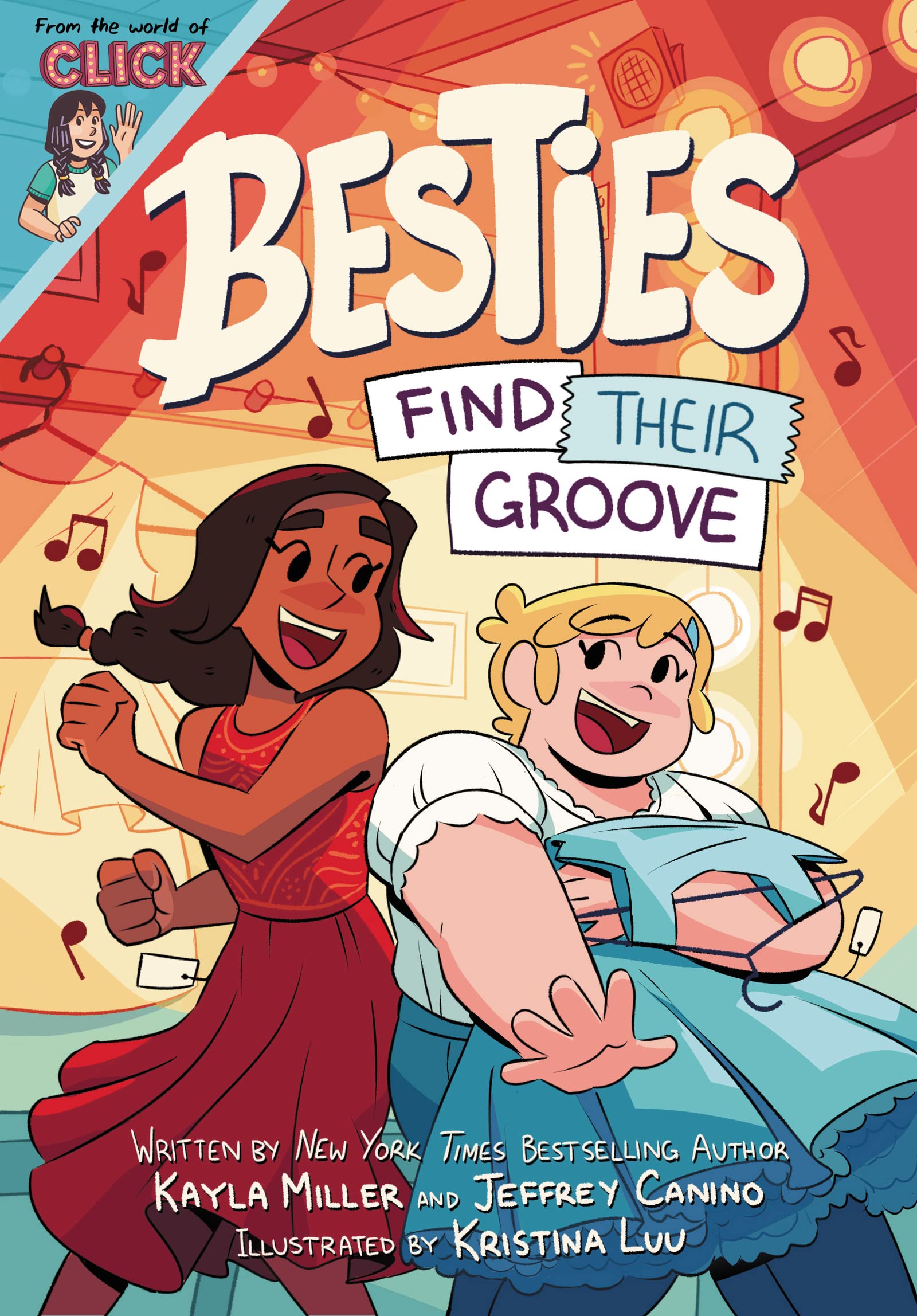jaquette album Besties: Find Their Groove: A graphic novel from The World of Click