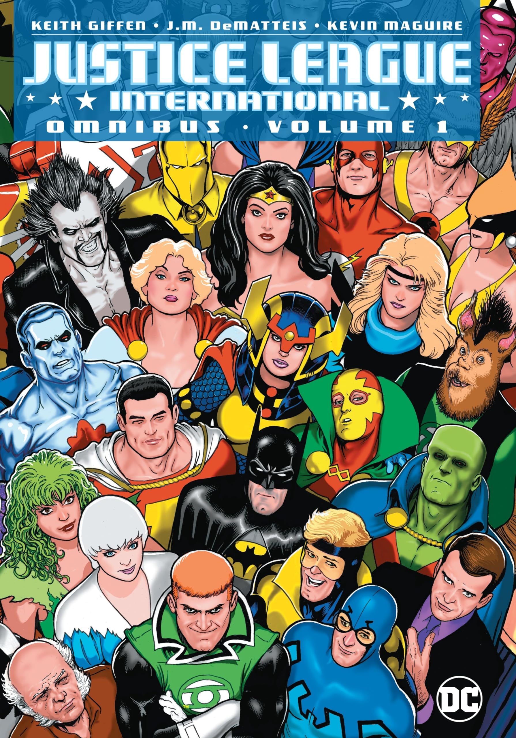 jaquette album Justice League International Omnibus Vol. 1