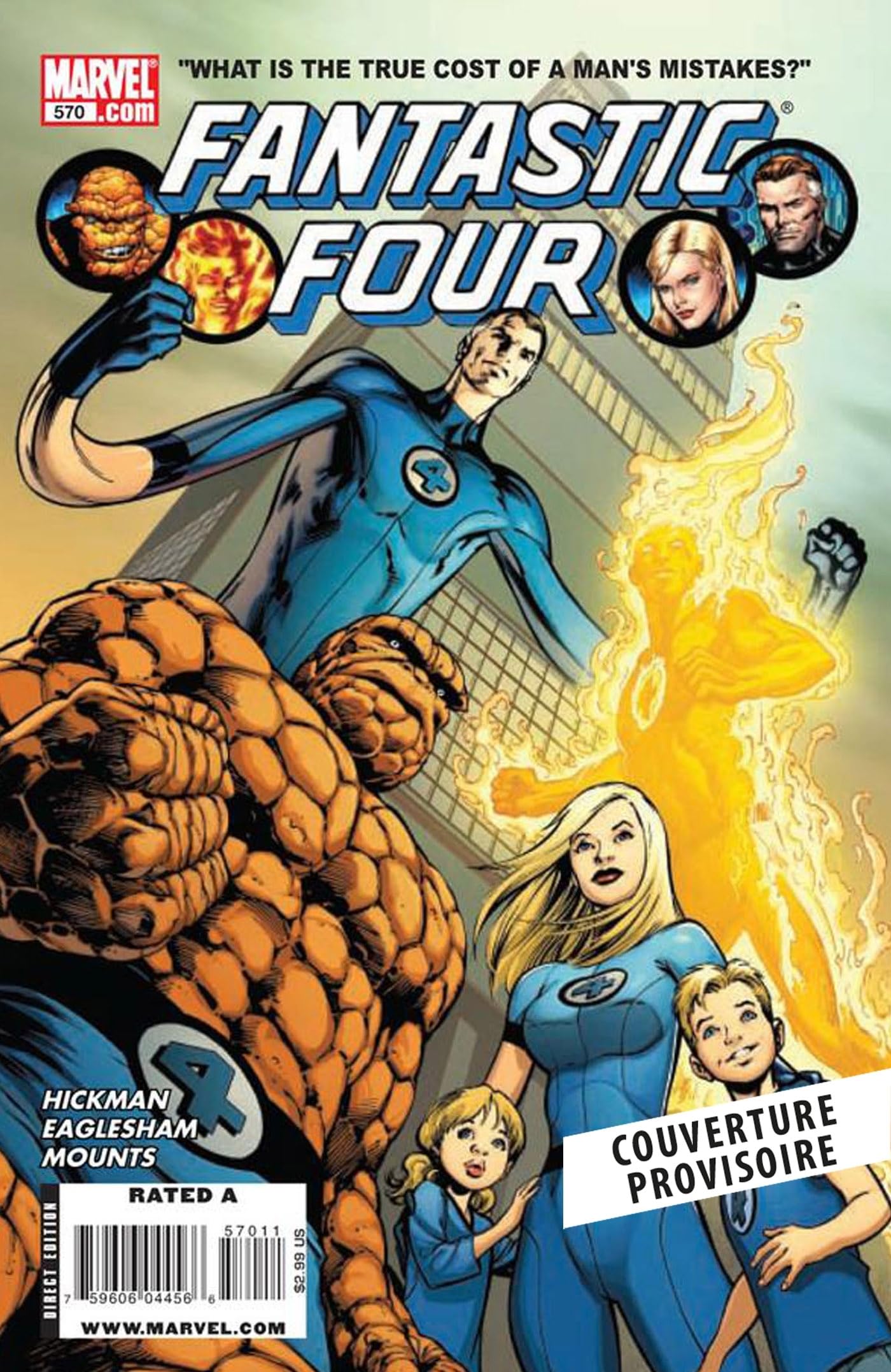jaquette album Fantastic Four par Hickman T01