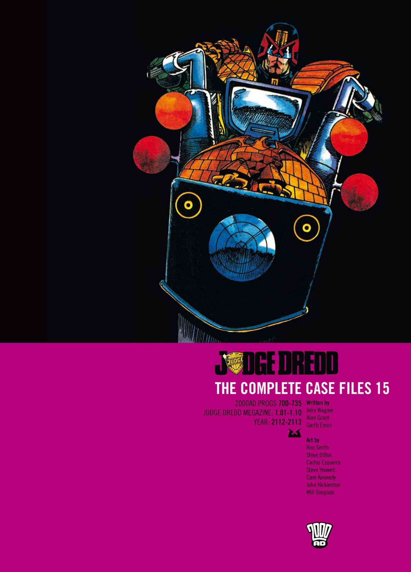 jaquette album Judge Dredd: The Complete Case Files 15 (Volume 15)