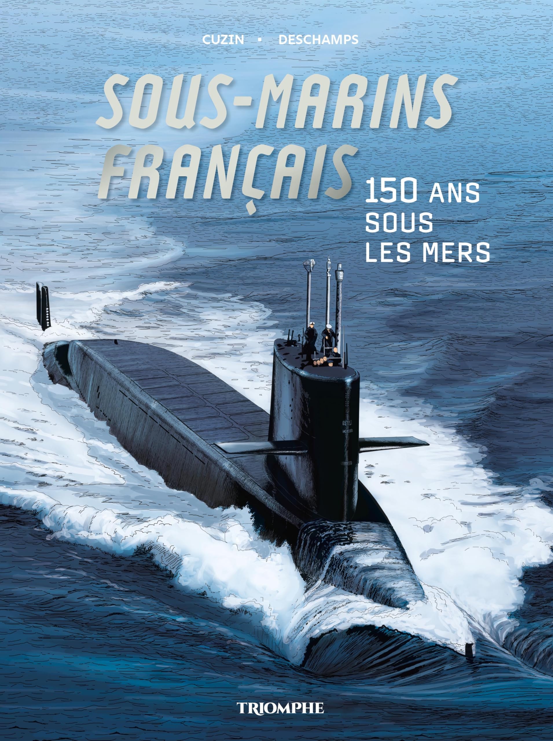 jaquette album Sous-marins français - 150 ans sous les mers