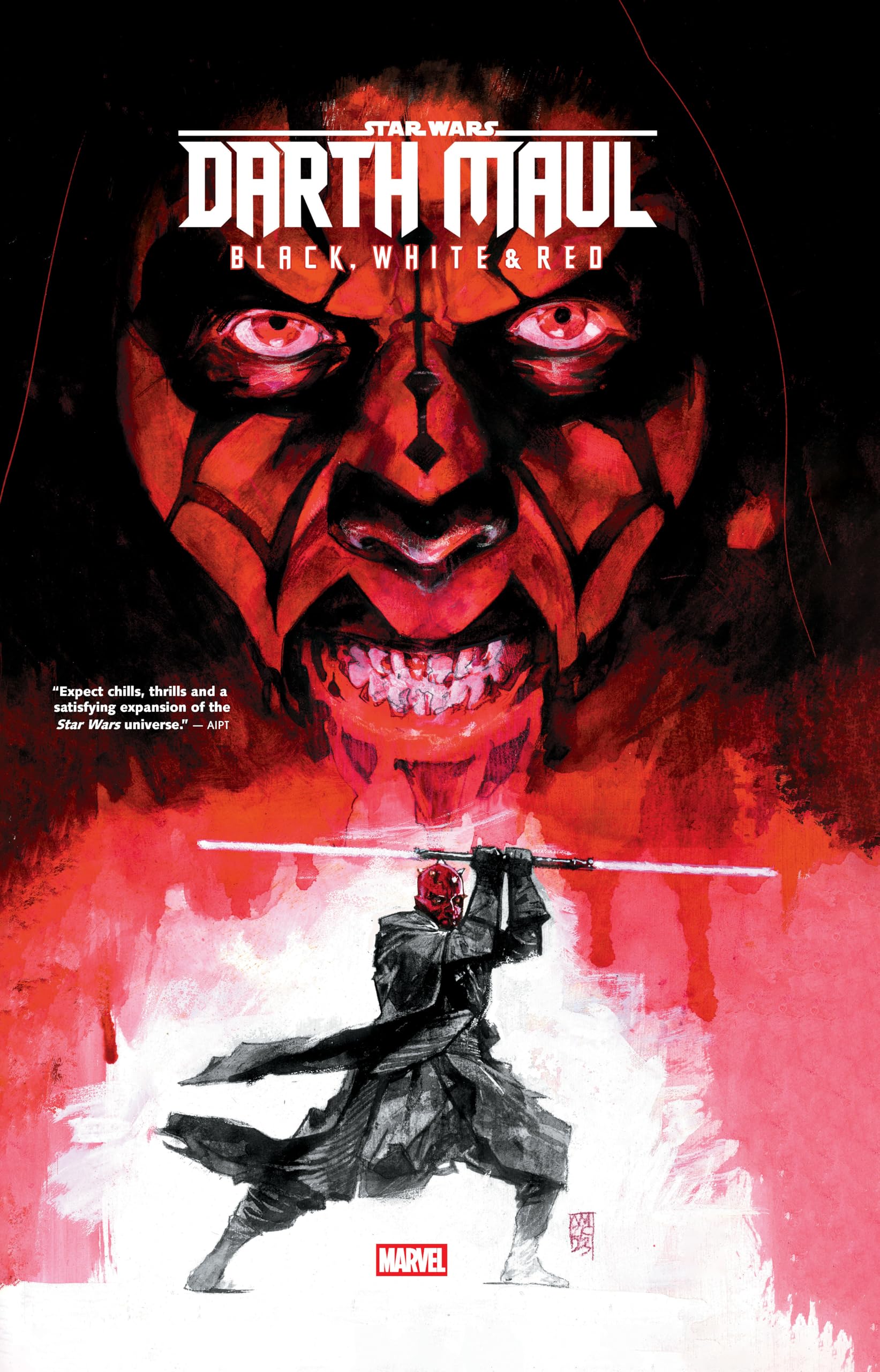 jaquette album STAR WARS: DARTH MAUL - BLACK, WHITE & RED TREASURY EDITION
