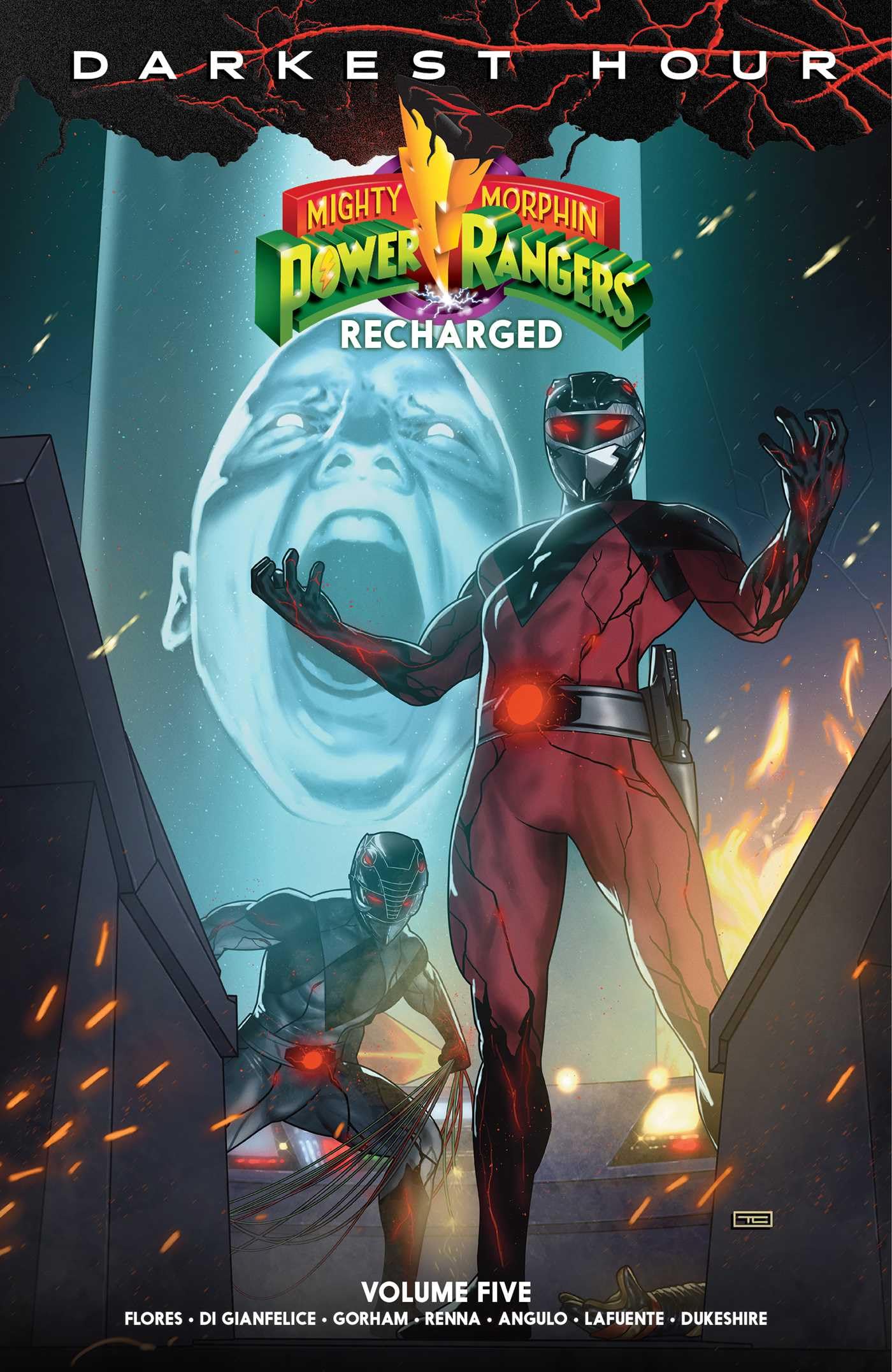 jaquette livre Mighty Morphin Power Rangers: Recharged Vol. 5 SC (Book 19)