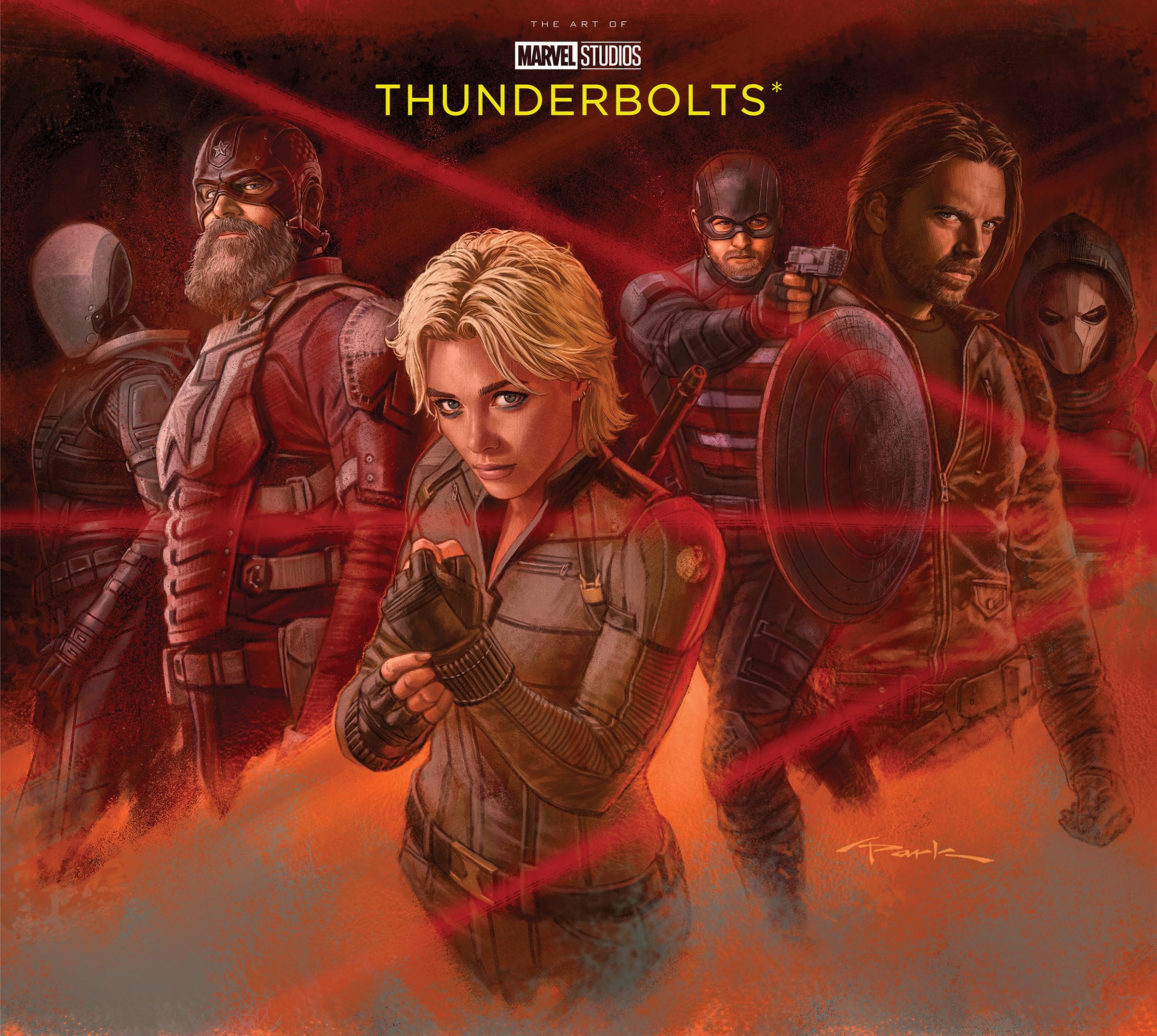 jaquette album Marvel Studios' Thunderbolts: The Art Of The Movie Slipcase