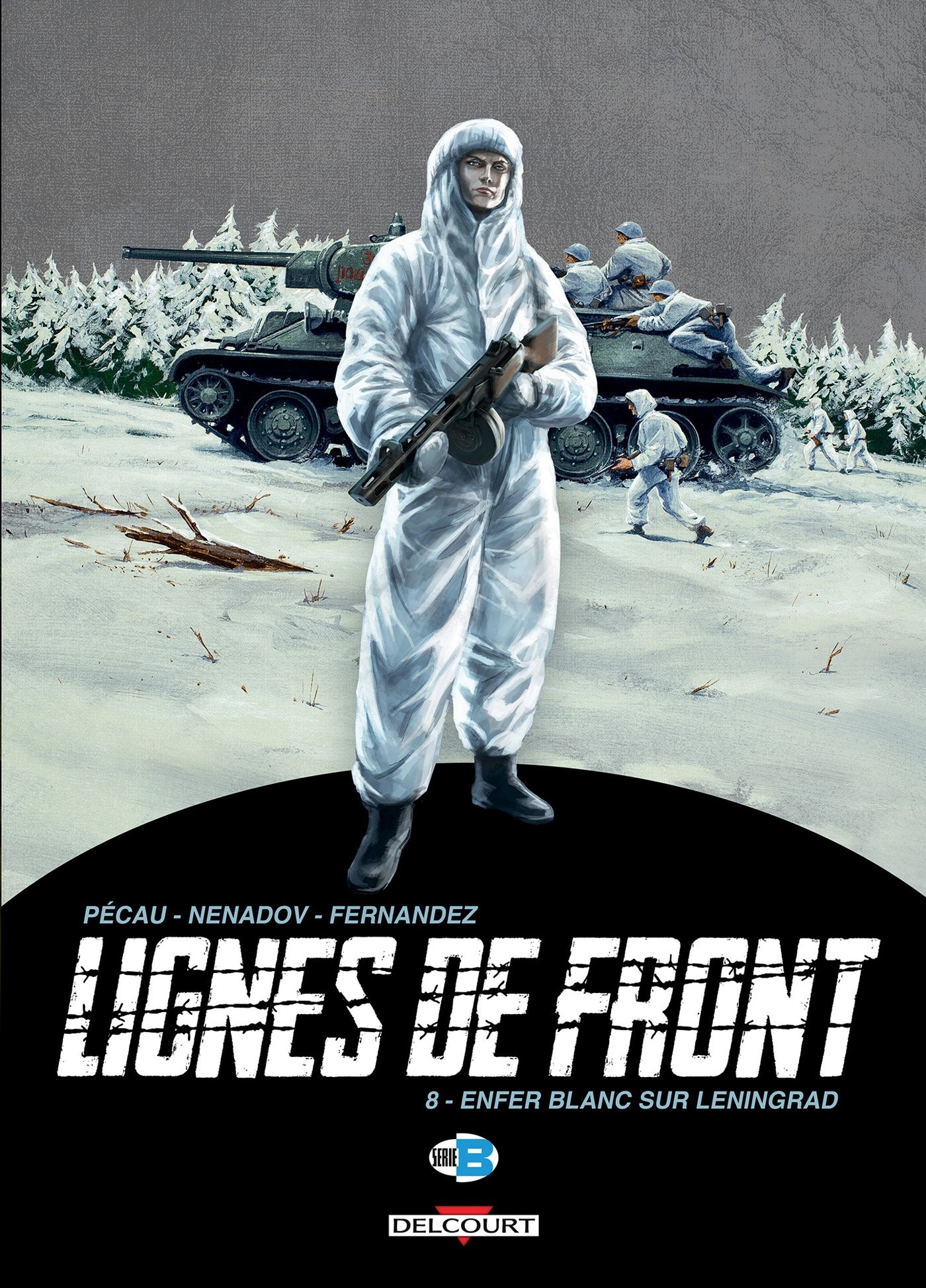 jaquette album Lignes de Front T08: Enfer blanc sur Leningrad