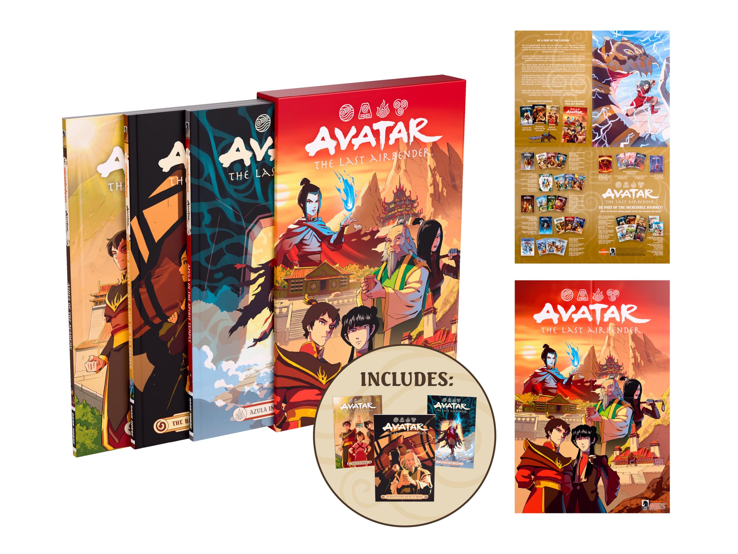 jaquette album Avatar: The Last Airbender--Fire and Family Treasury Boxed Set