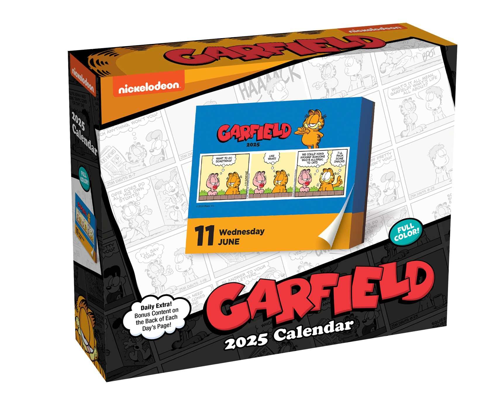 jaquette livre Garfield 2025 Day-to-Day Calendar