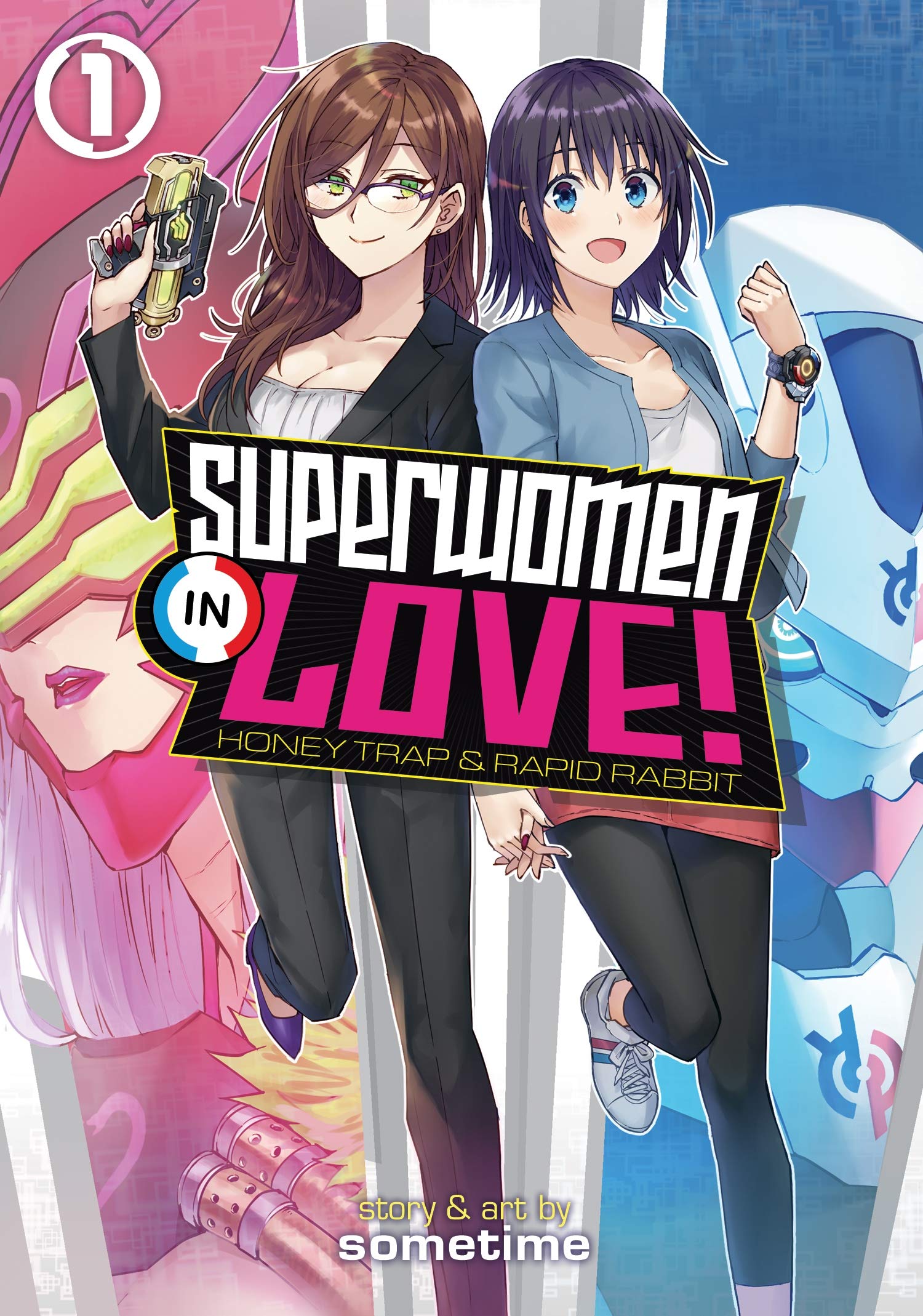 jaquette livre Superwomen in Love! Honey Trap and Rapid Rabbit Vol. 1