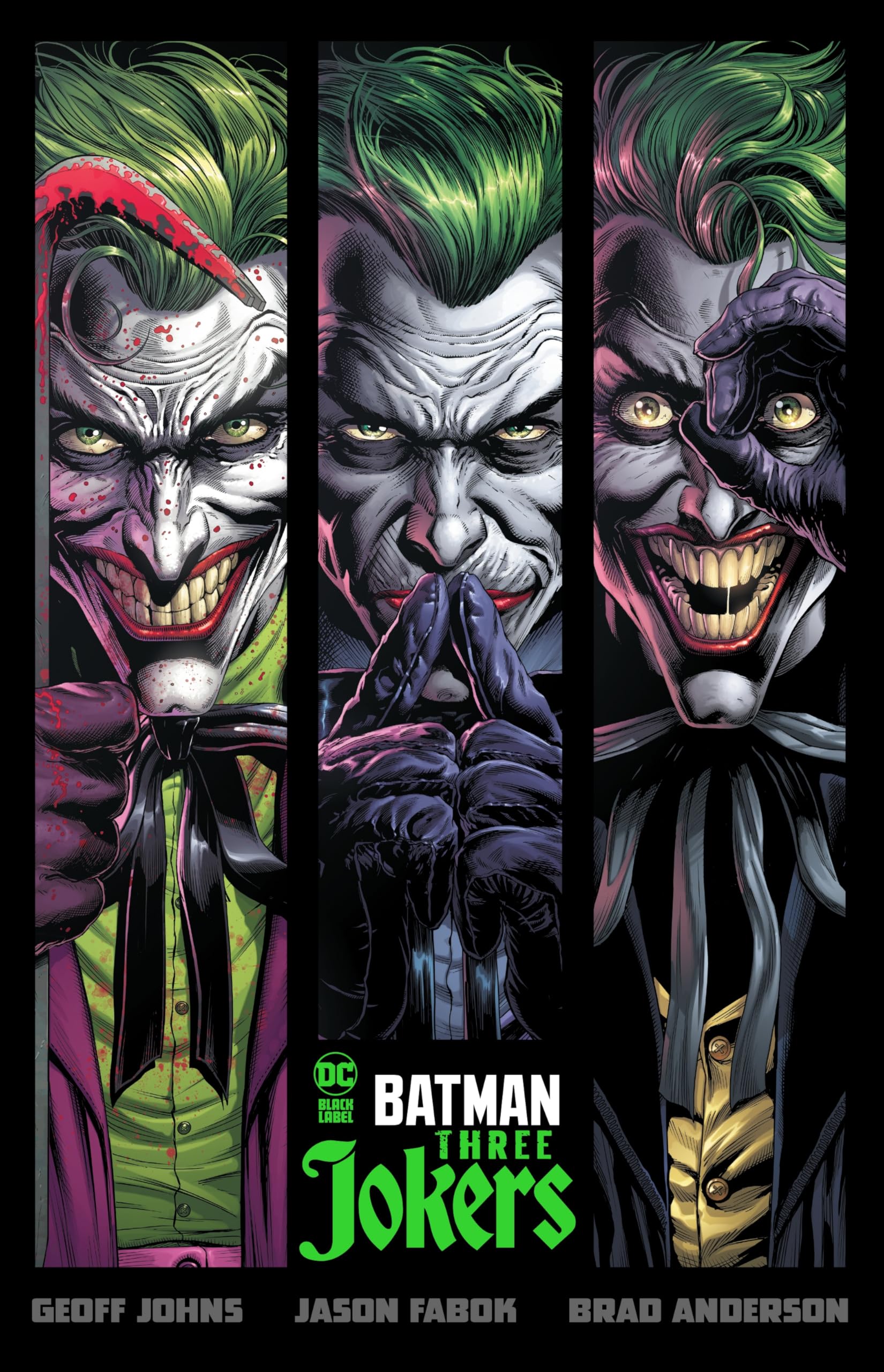 jaquette album Batman: Three Jokers
