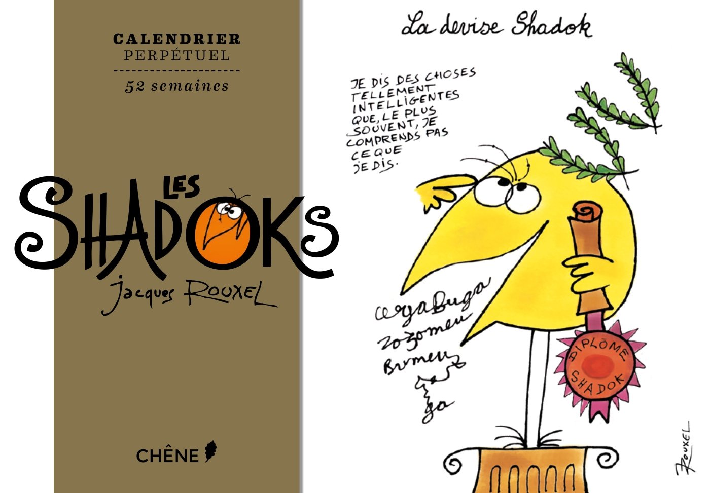 jaquette album Calendrier Shadoks