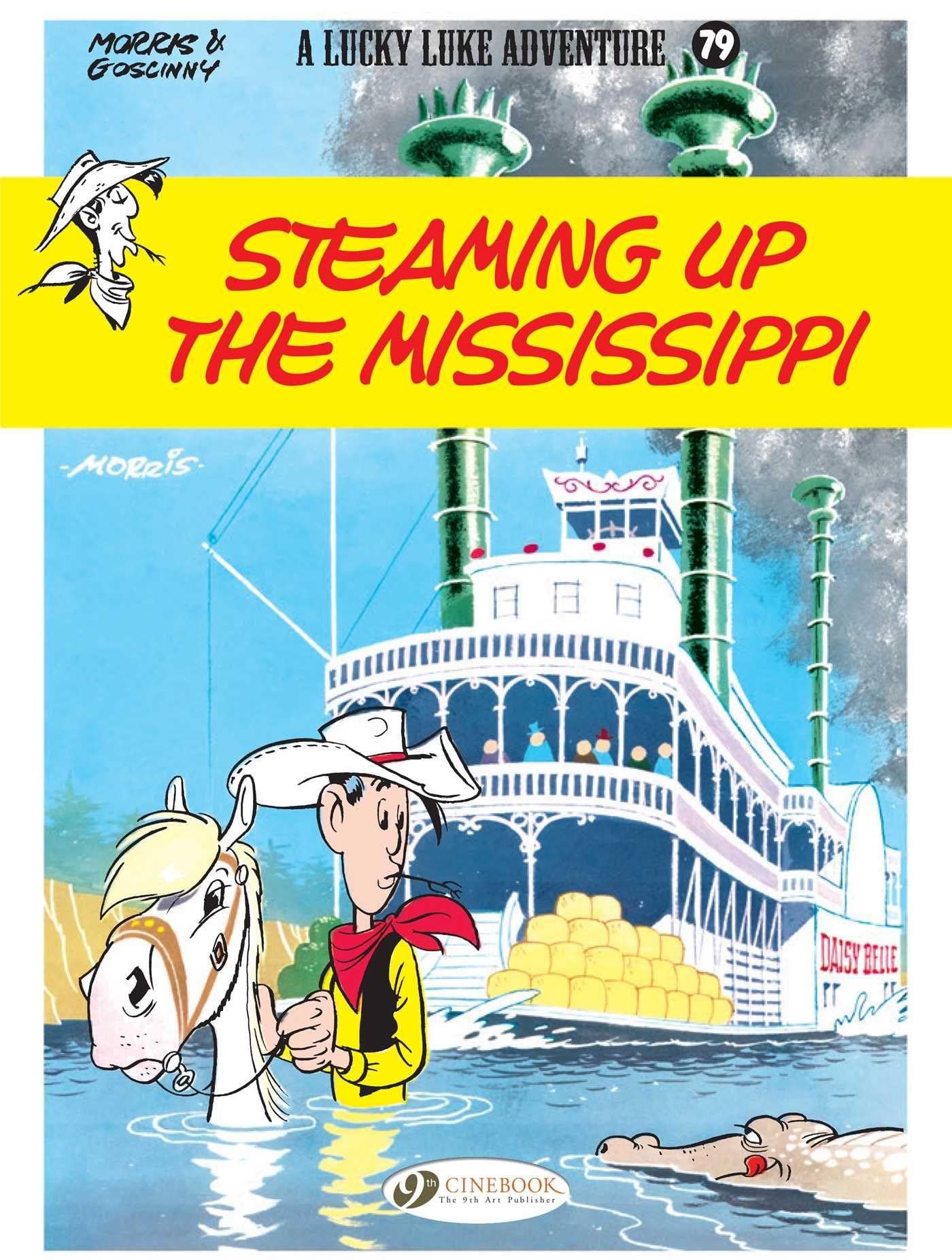 jaquette album Lucky Luke Vol. 79 - Steaming Up the Mississippi (79)