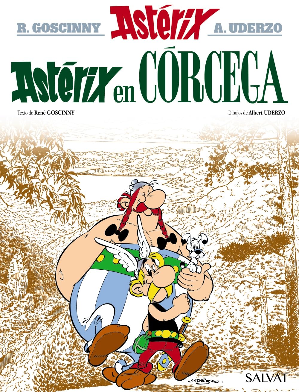 jaquette livre Asterix in Spanish: Asterix en Corcega