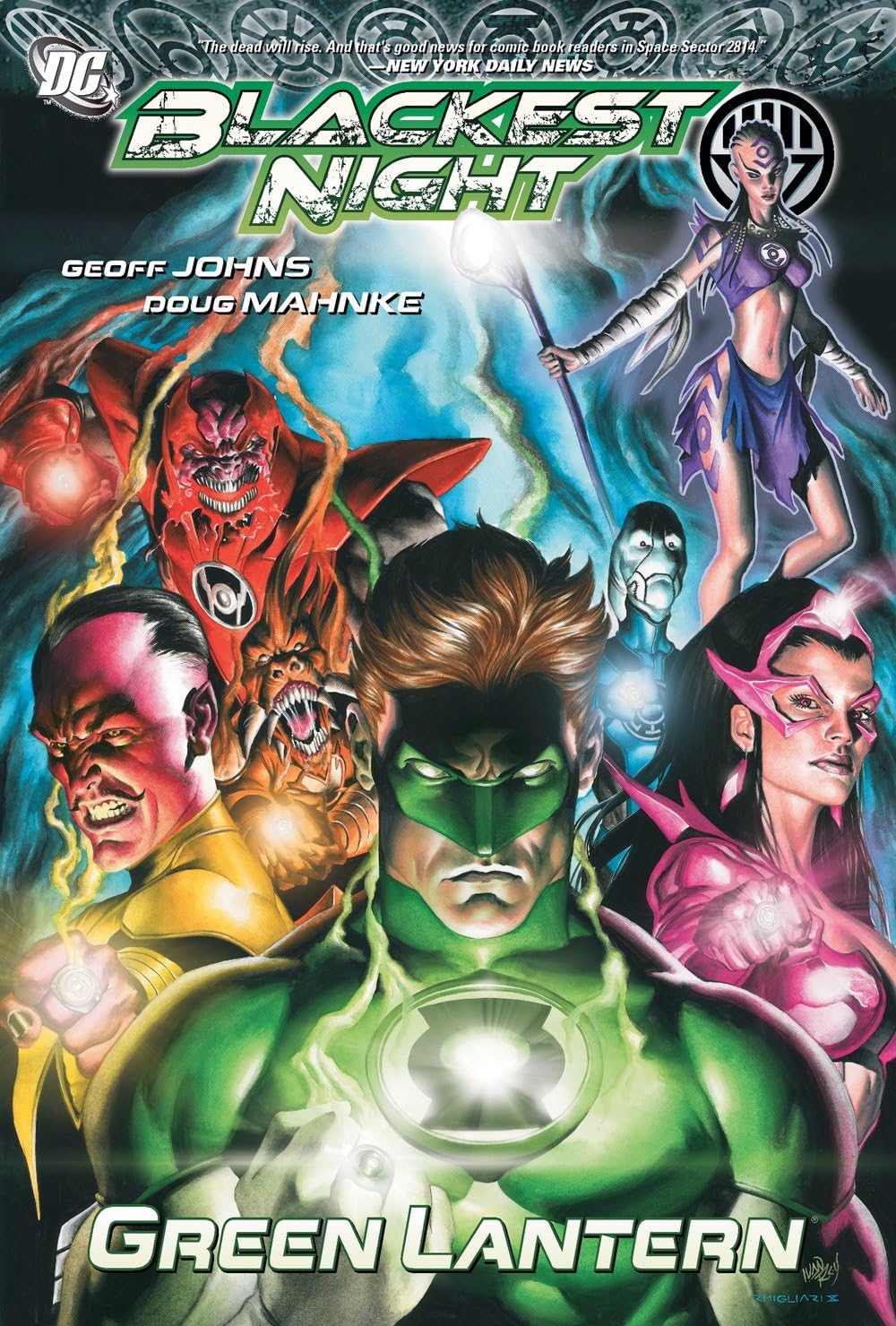 jaquette album Blackest Night: Green Lantern