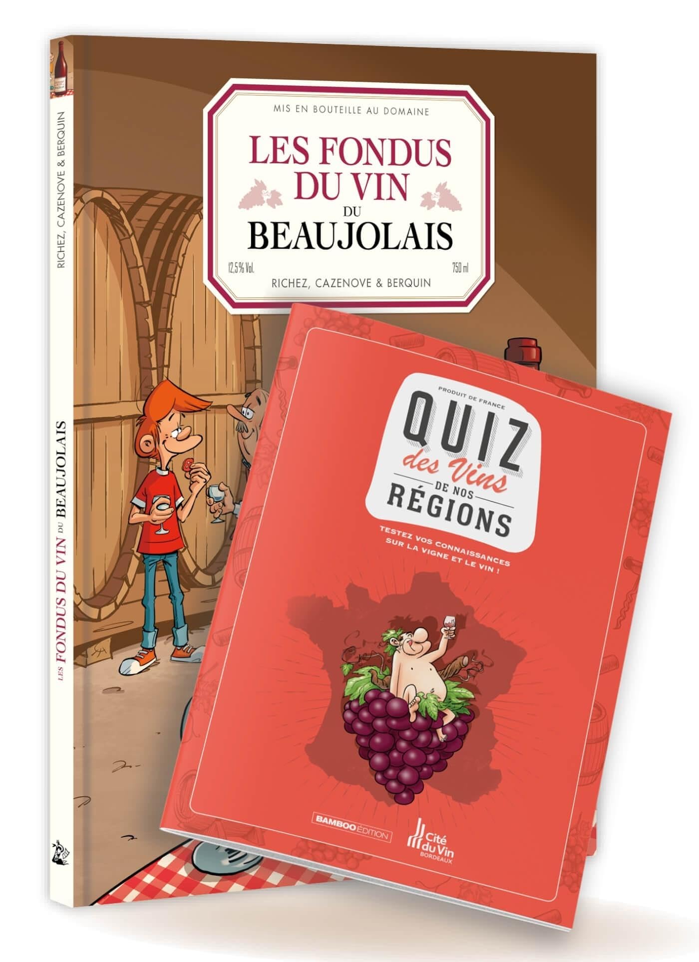 jaquette album Les Fondus du vin : Beaujolais + quiz offert