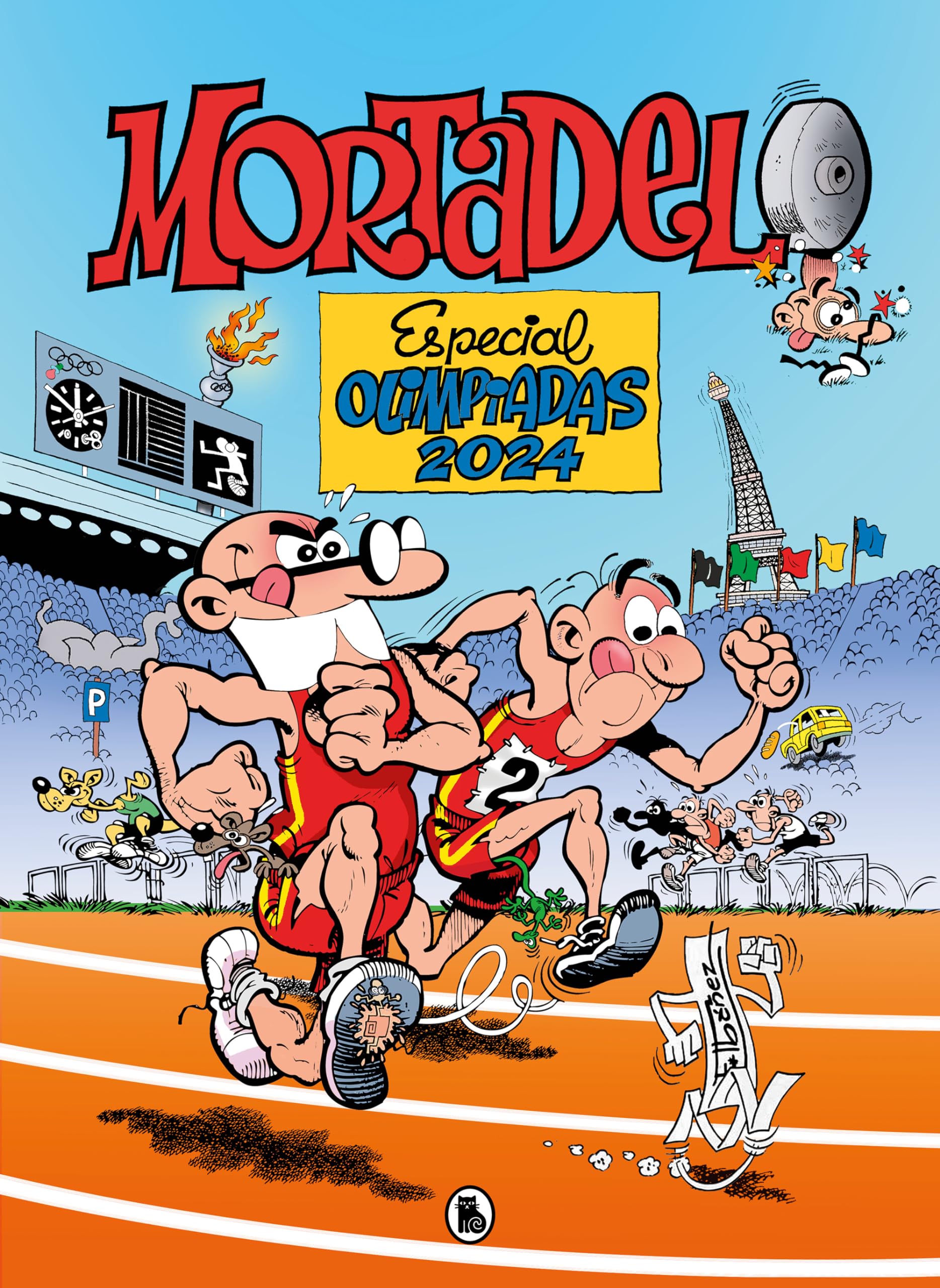 jaquette album Especial Olimpiadas 2024 (Números especiales Mortadelo y Filemón)
