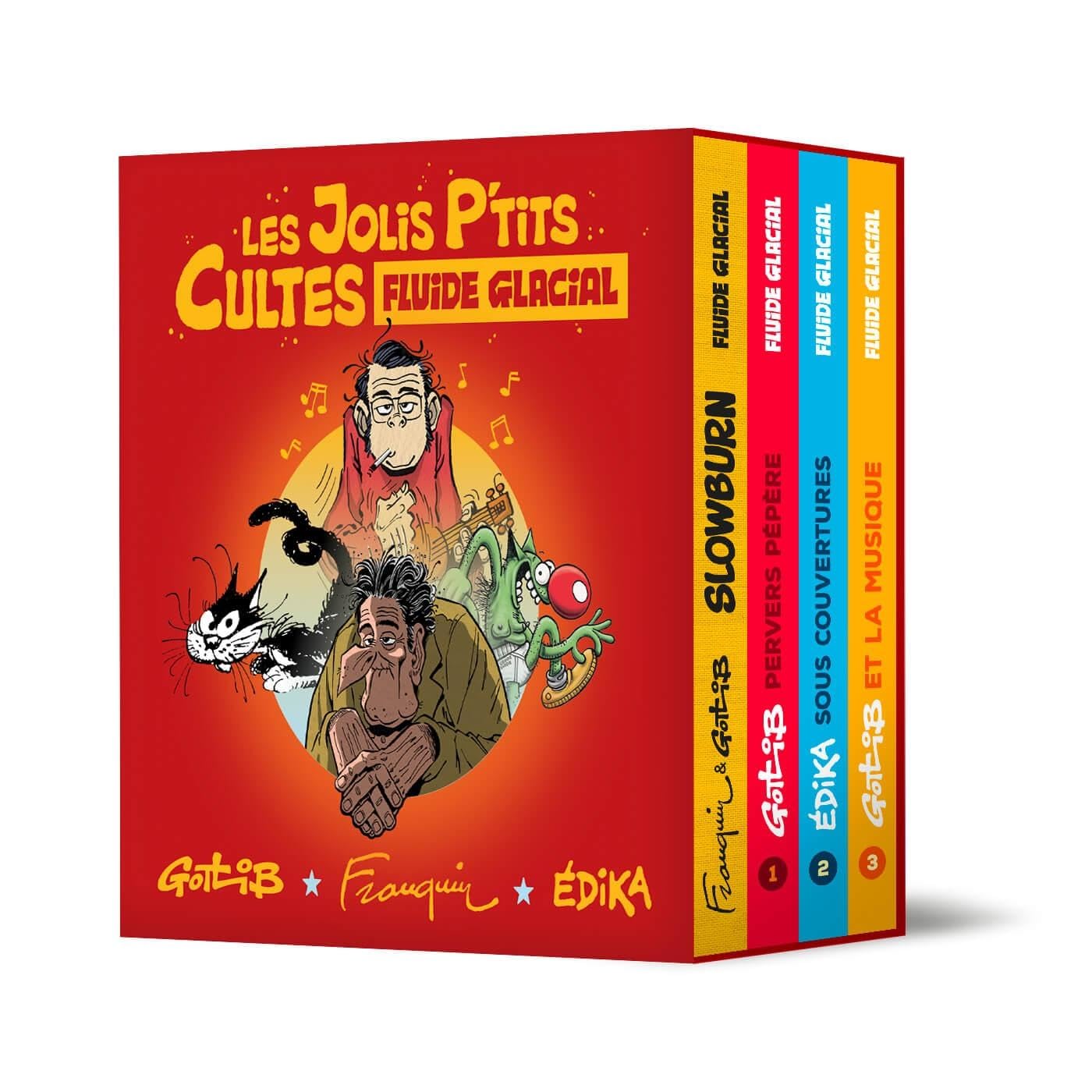 jaquette album Les Jolis P'tits Cultes - Coffret
