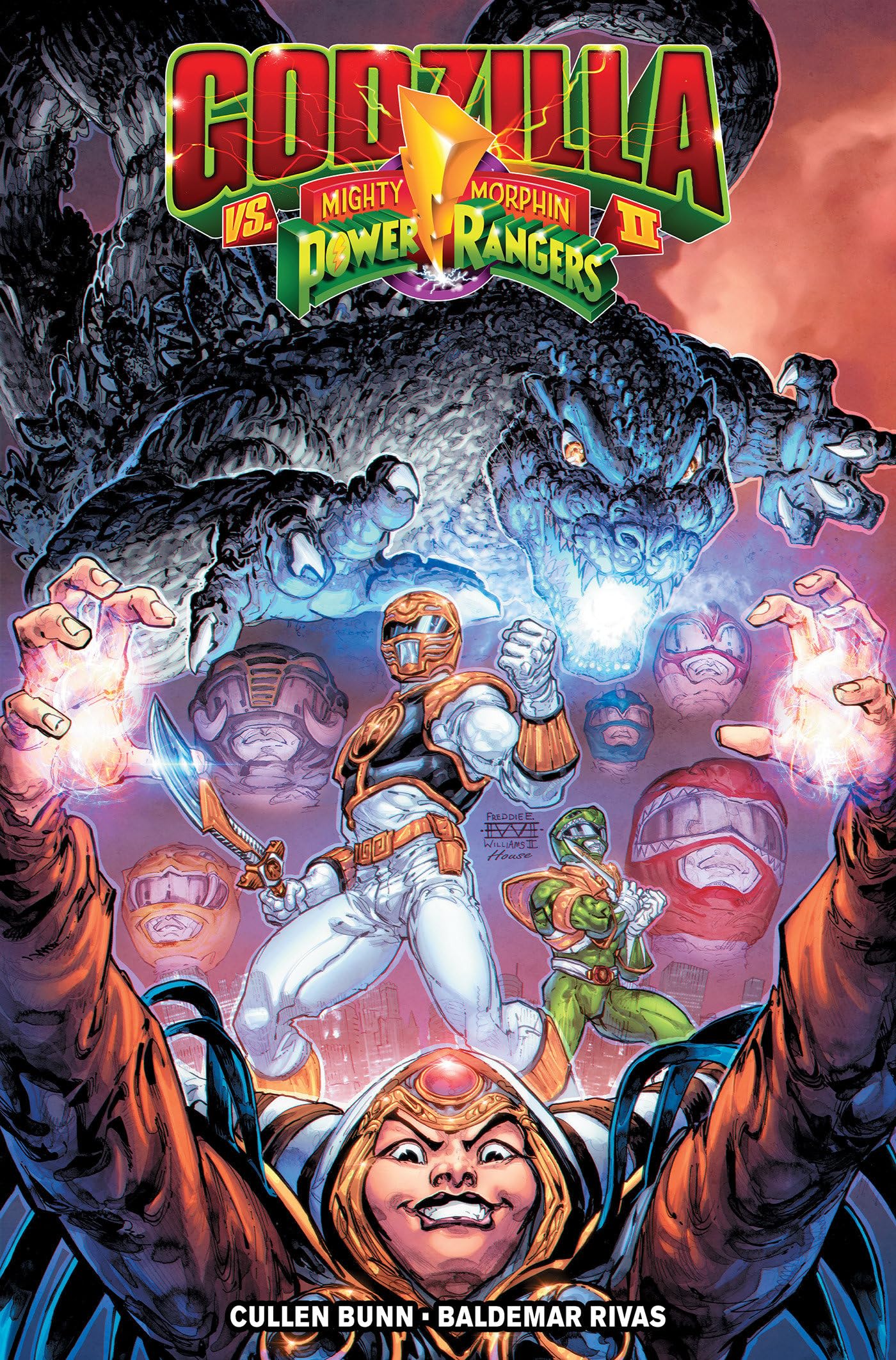 jaquette livre Godzilla Vs. The Mighty Morphin Power Rangers II