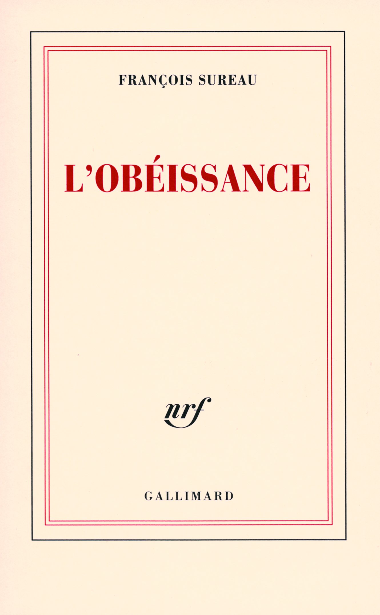 jaquette album L'obéissance