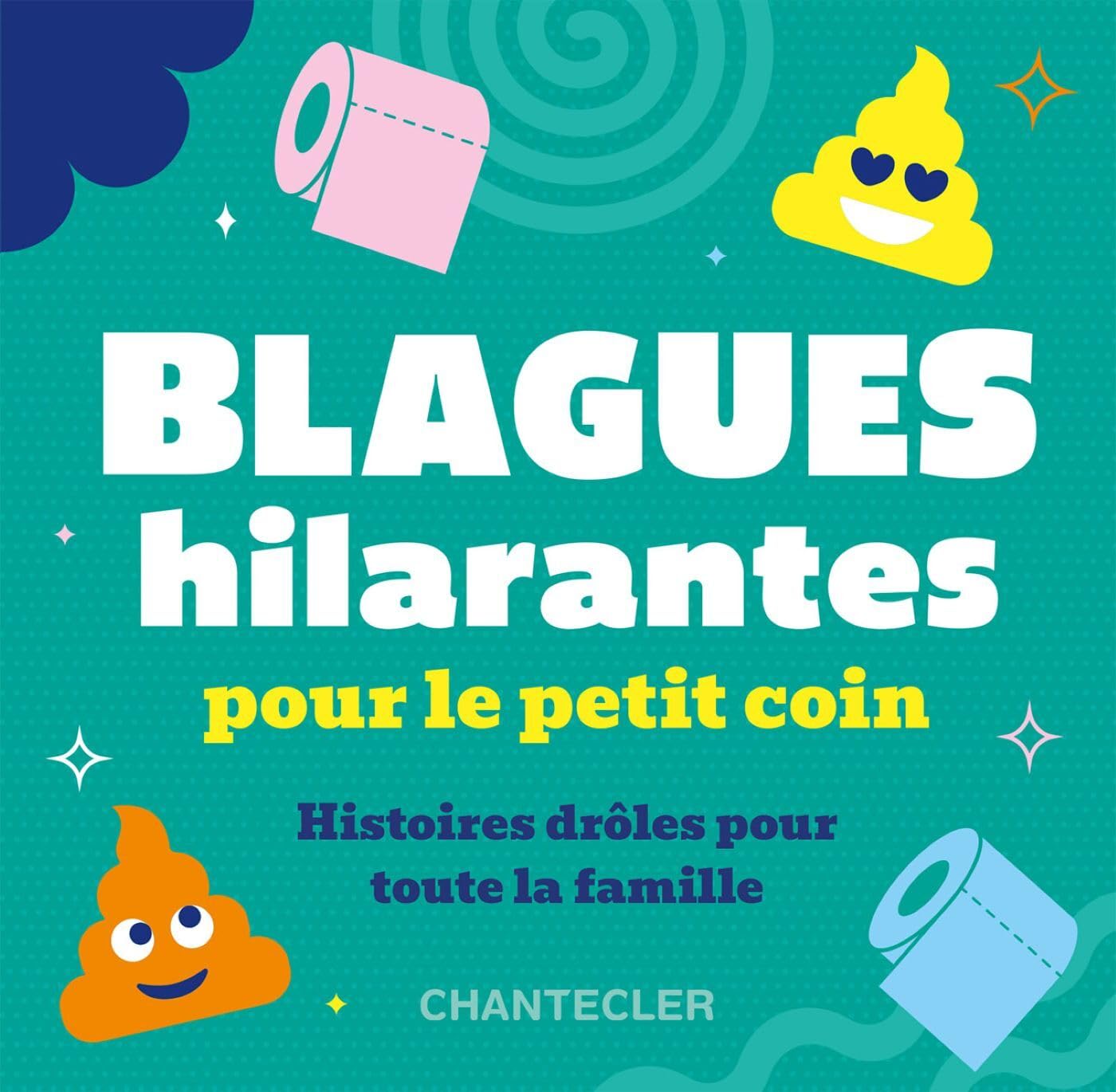 jaquette album Blagues hilarantes pour le petit coin: Histoires drôles pour toute la famille