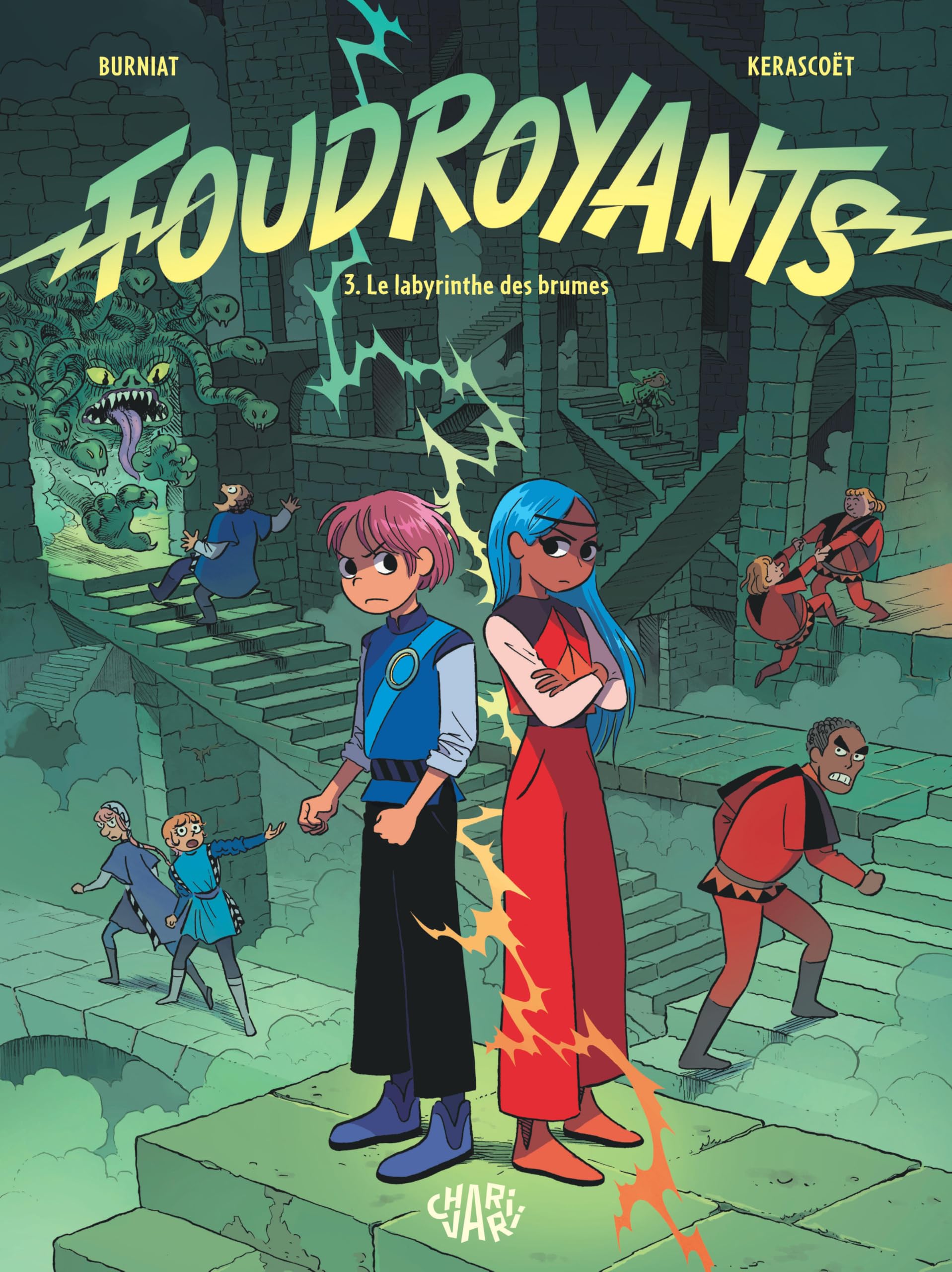 jaquette album Foudroyants - Tome 3 - Le labyrinthe des brumes