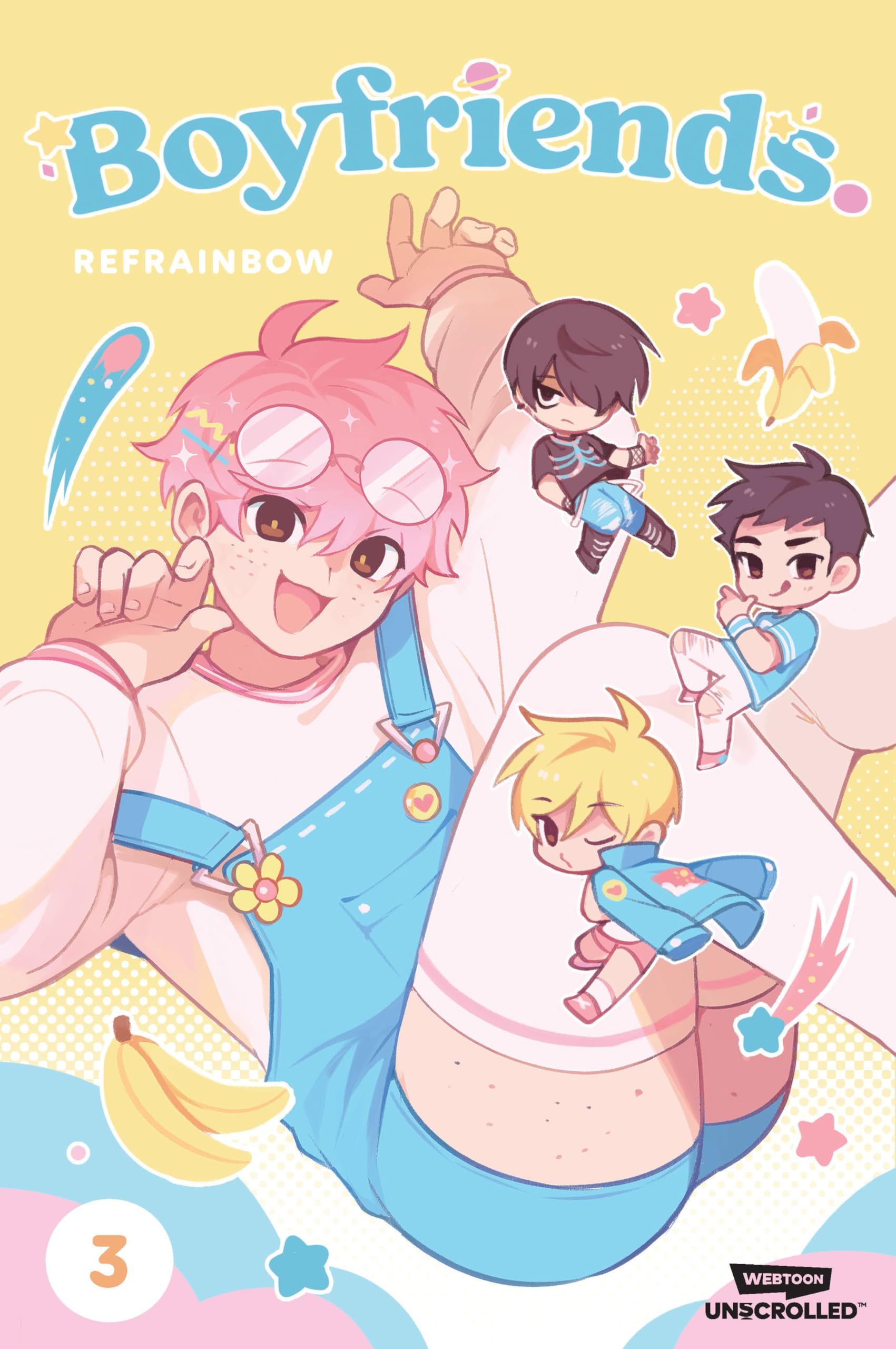 jaquette album Boyfriends. Volume Three: A WEBTOON Unscrolled Graphic Novel