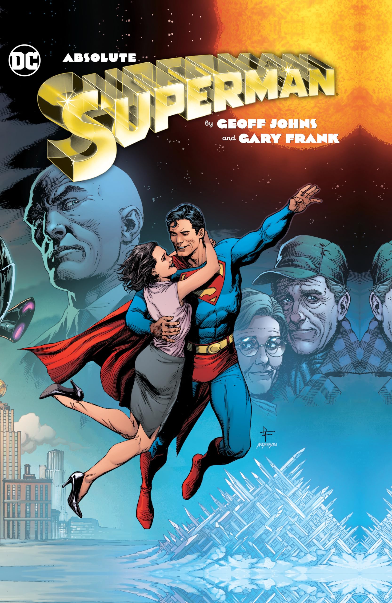 jaquette album Absolute Superman by Geoff Johns & Gary Frank