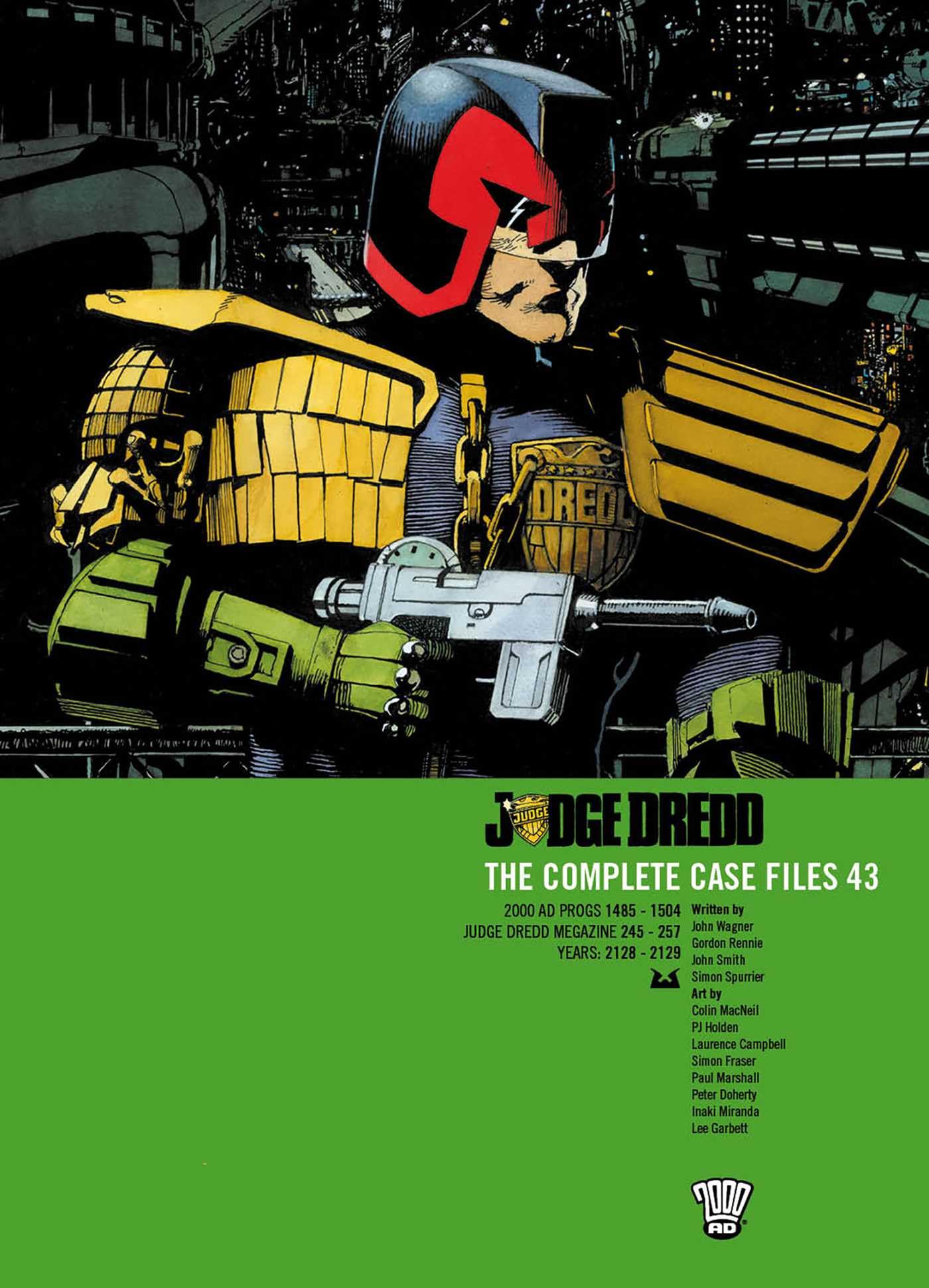 jaquette album Judge Dredd: The Complete Case Files 43 (Volume 43)