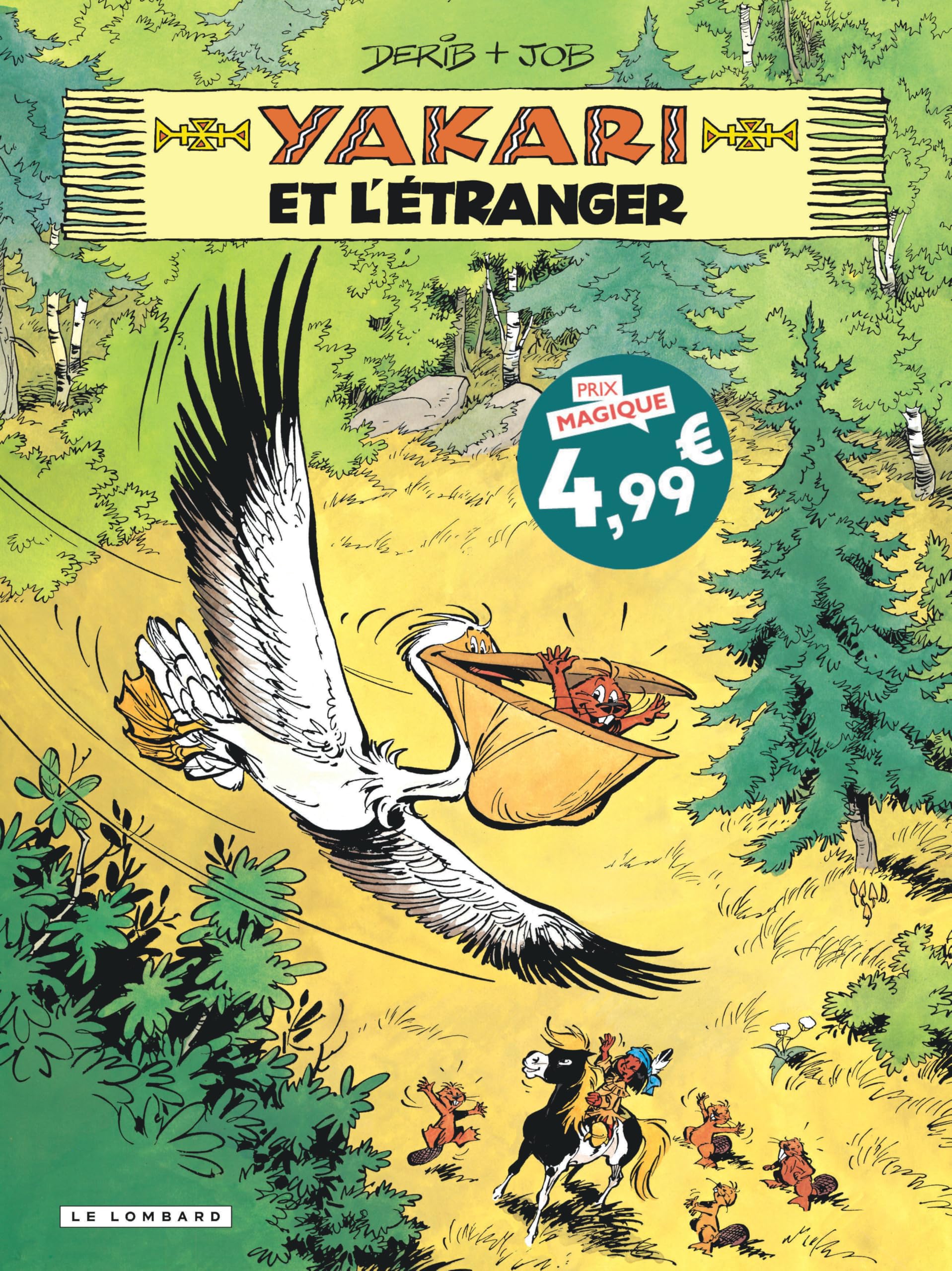 jaquette album Yakari - Tome 7 - Yakari et l'étranger